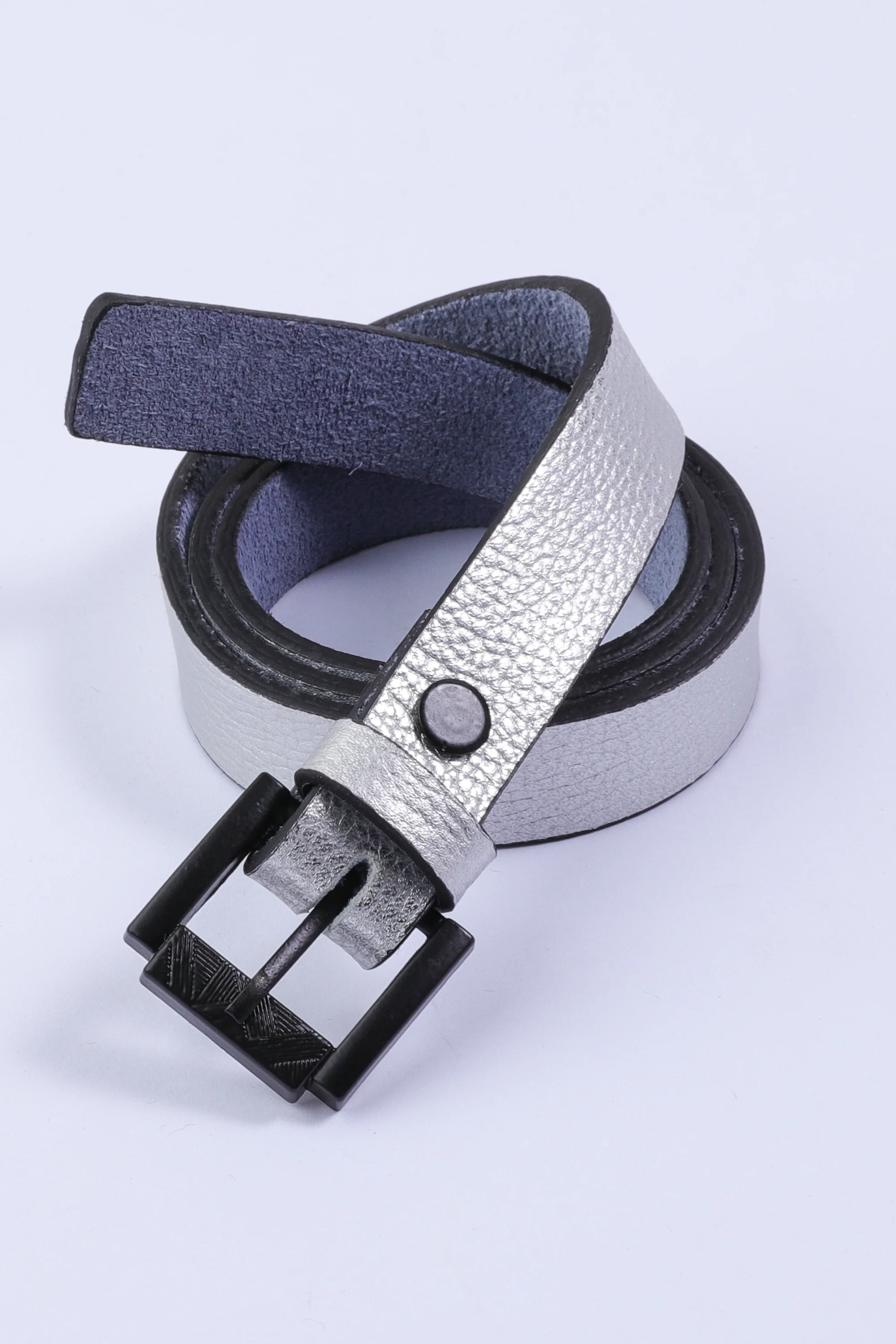 Girls Silver Belt