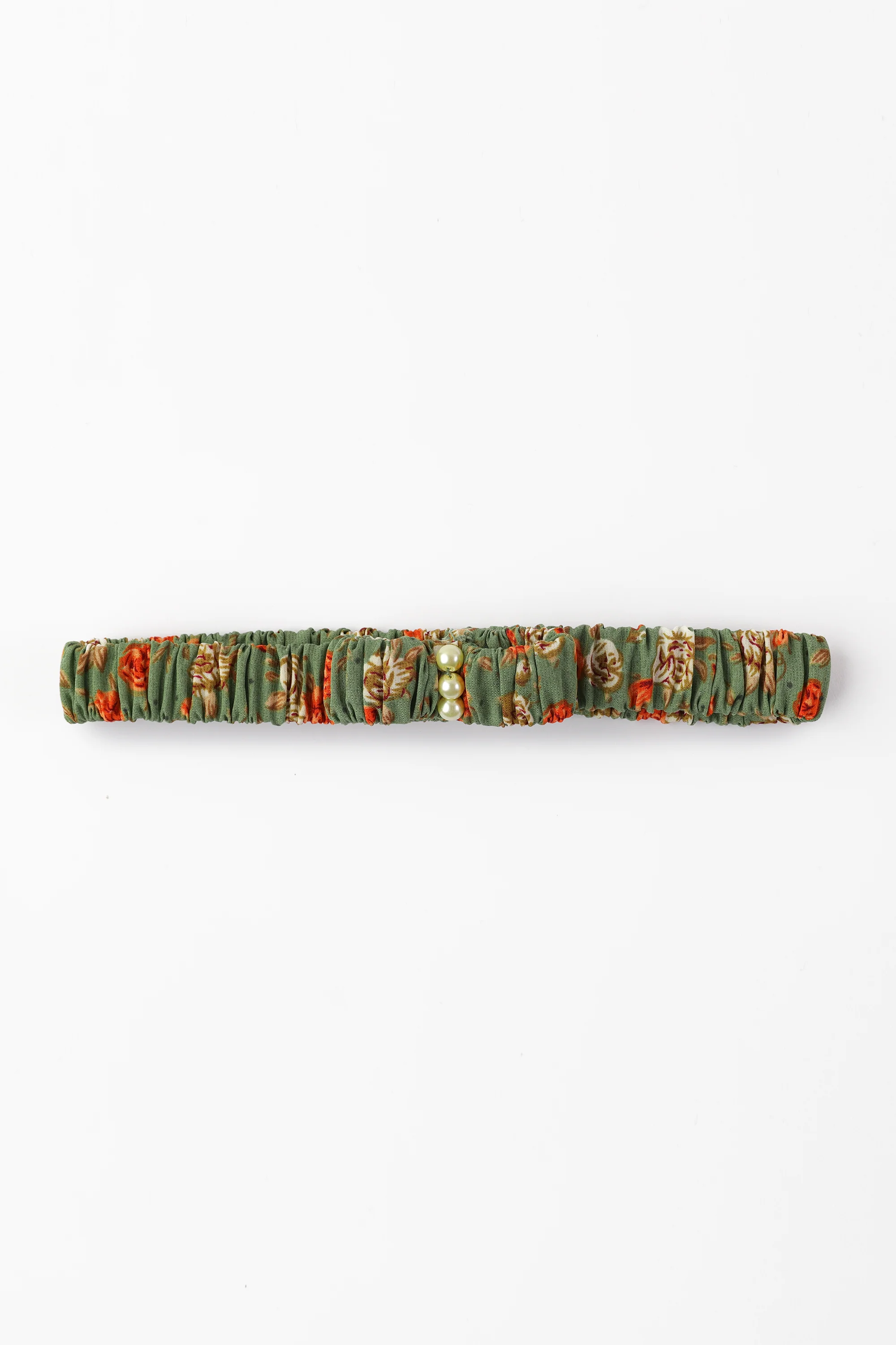Green Floral Headband