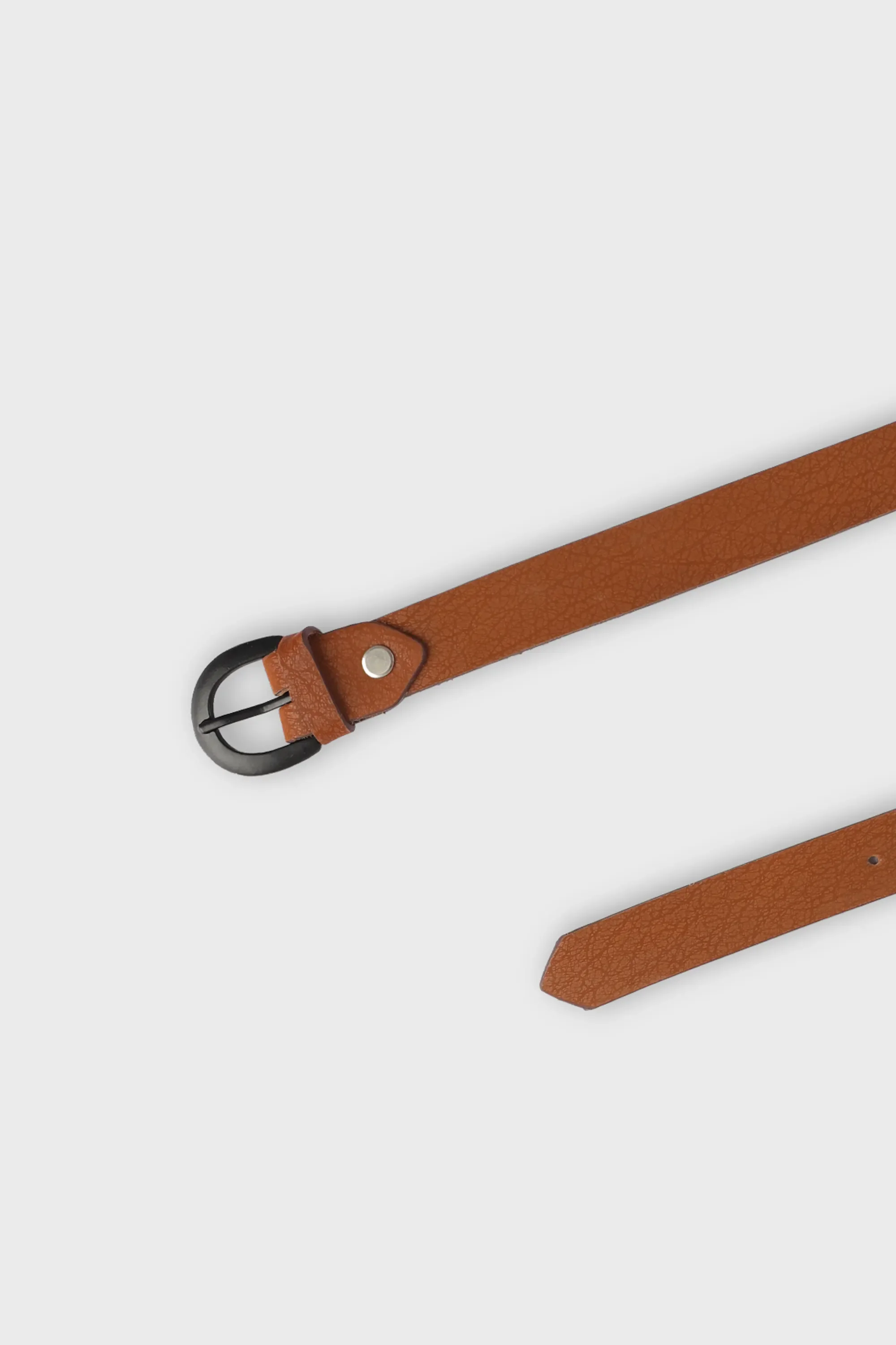 Boys Brown Textured Belt - Image 3