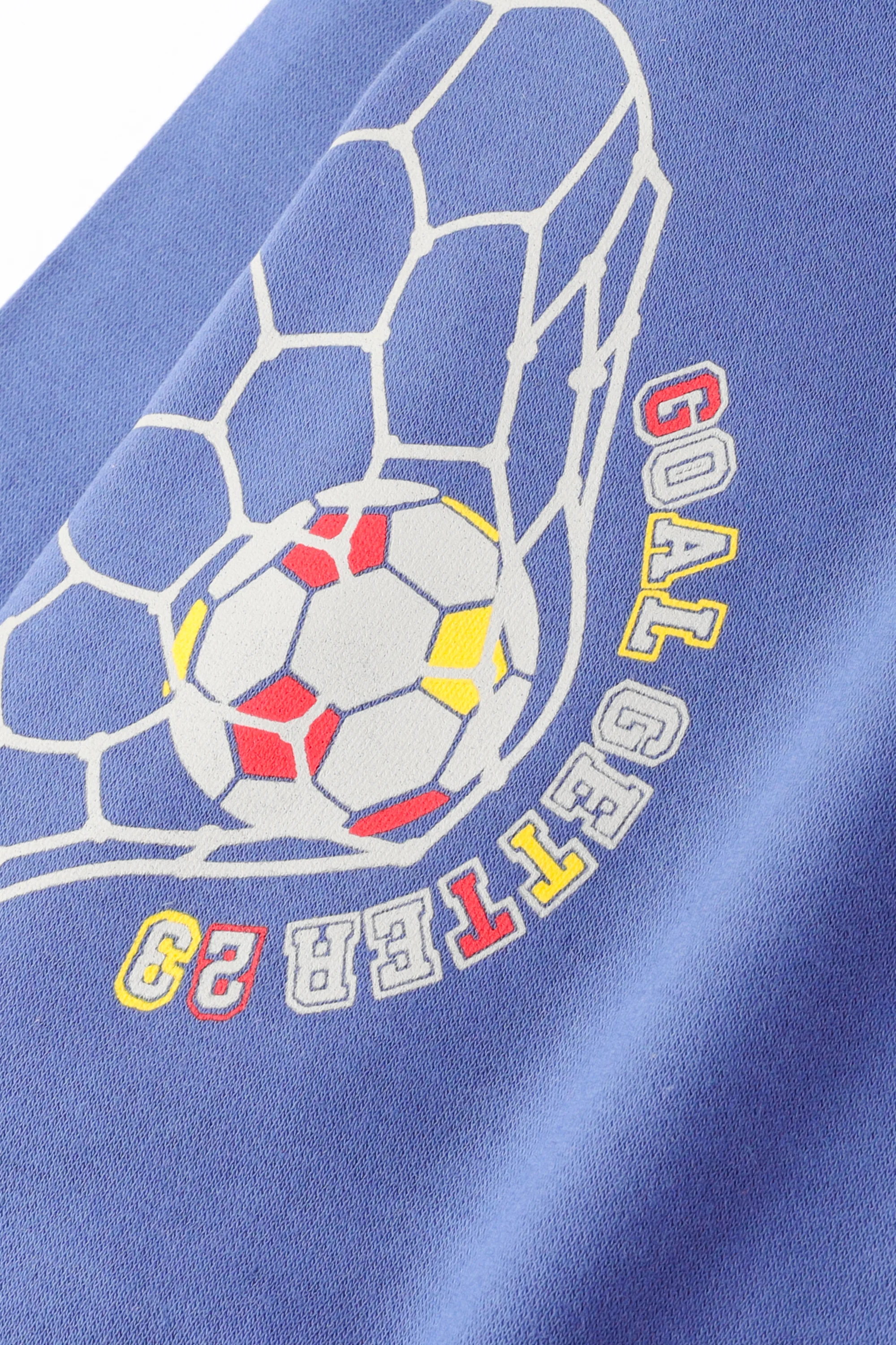 Boys Ink Blue Graphic Fleece Sweatshirt - Image 2