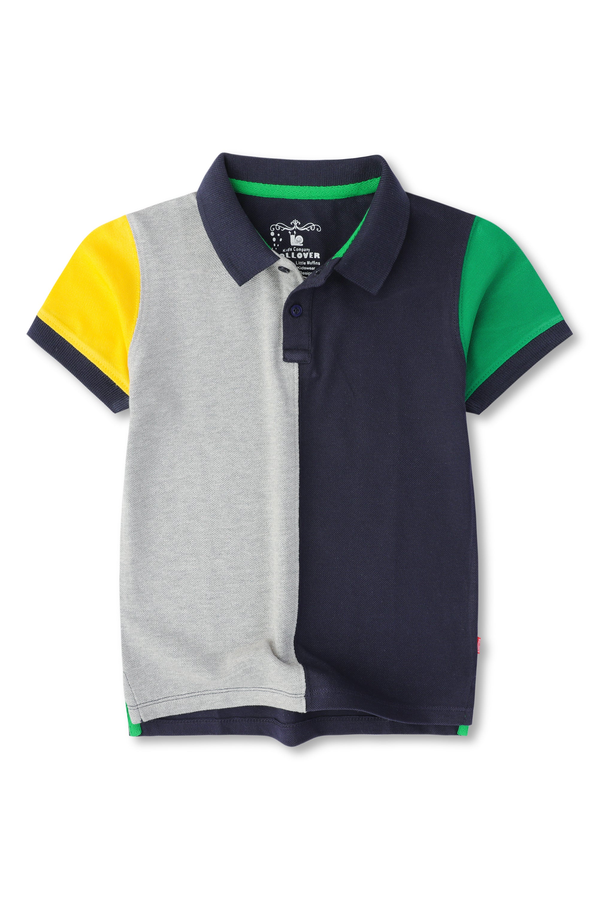 Boys Dual Tone Classic Polo - Image 2