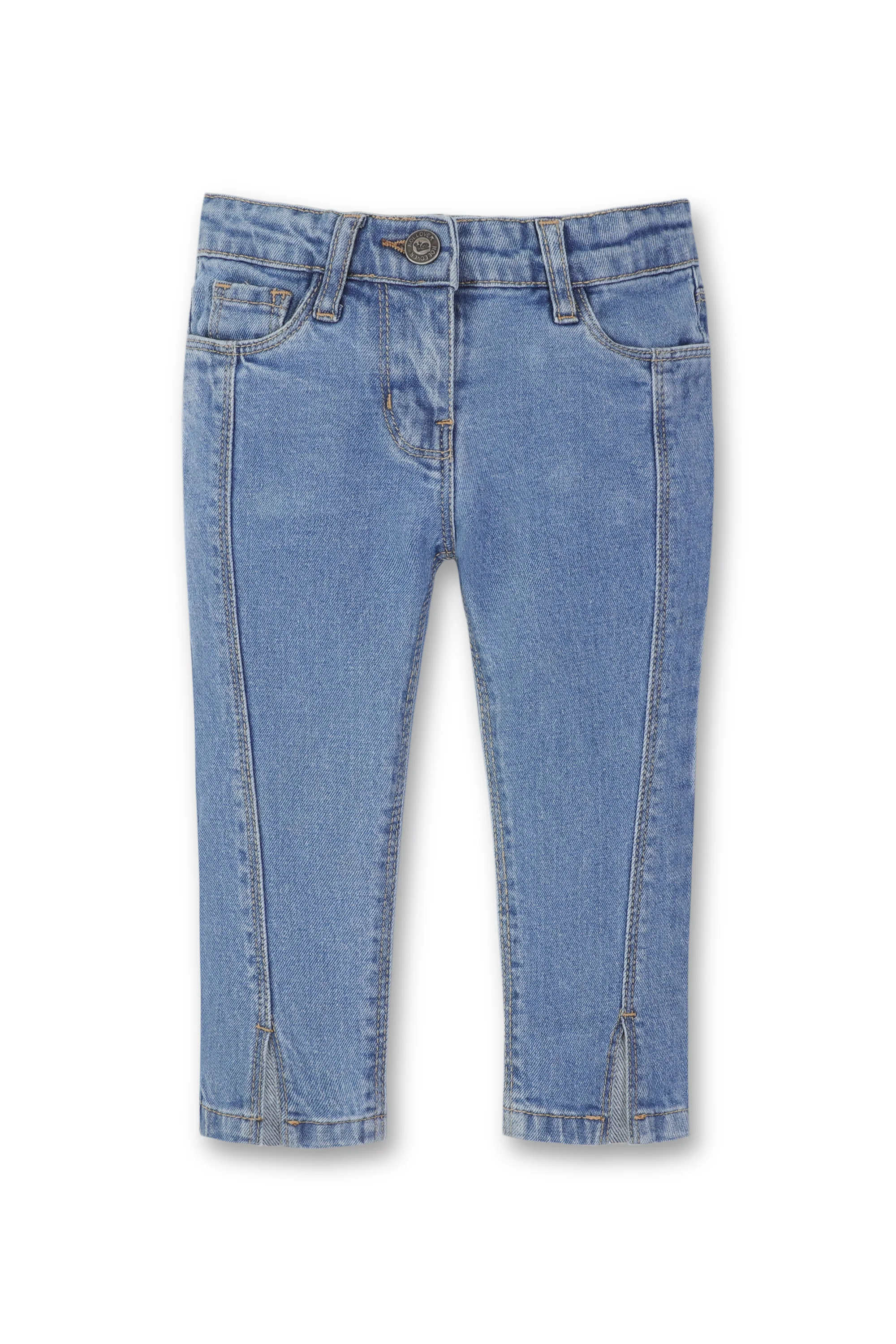Girls Denim Slitted Jeans
