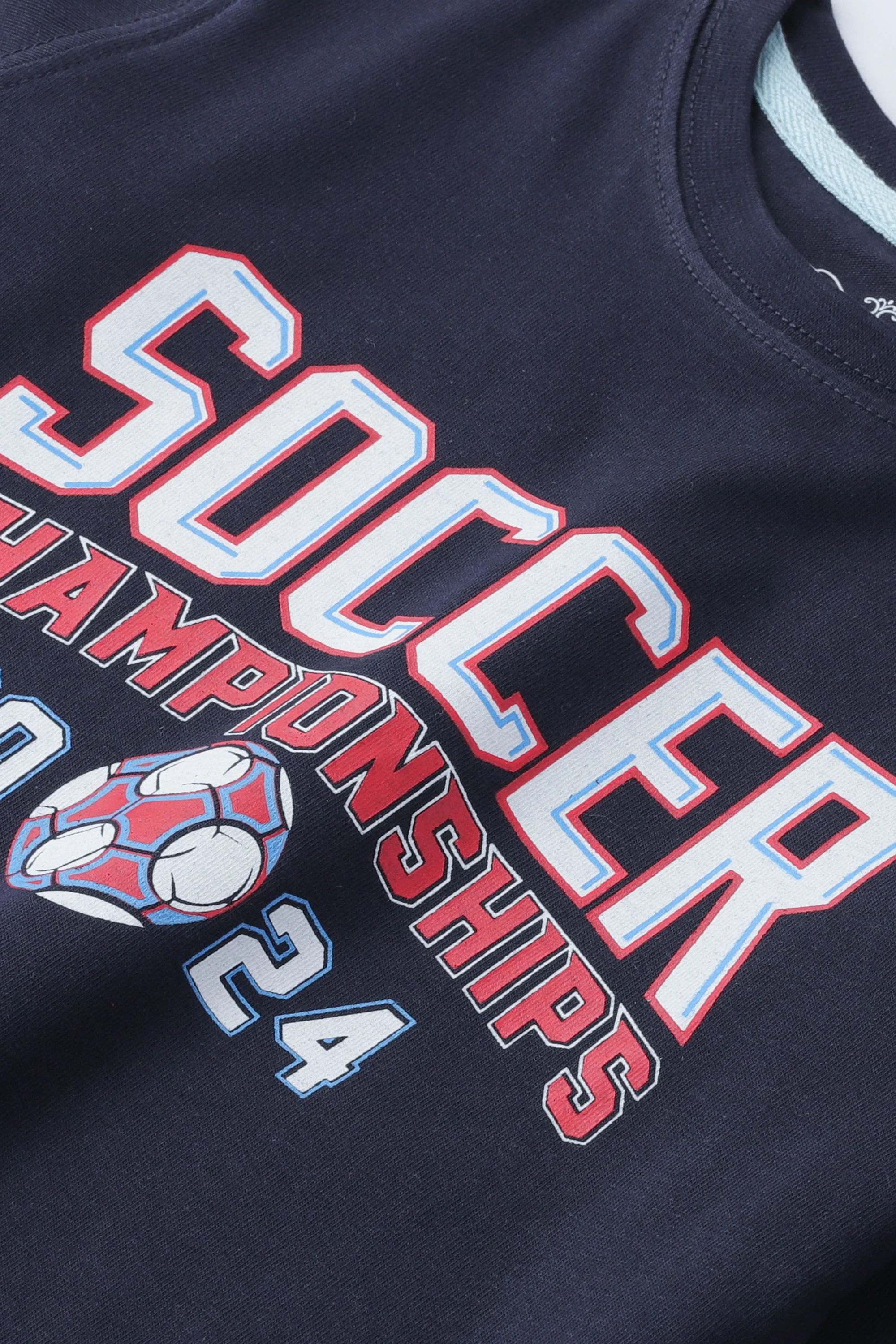 Navy Soccer Champion T-shirt - Image 3