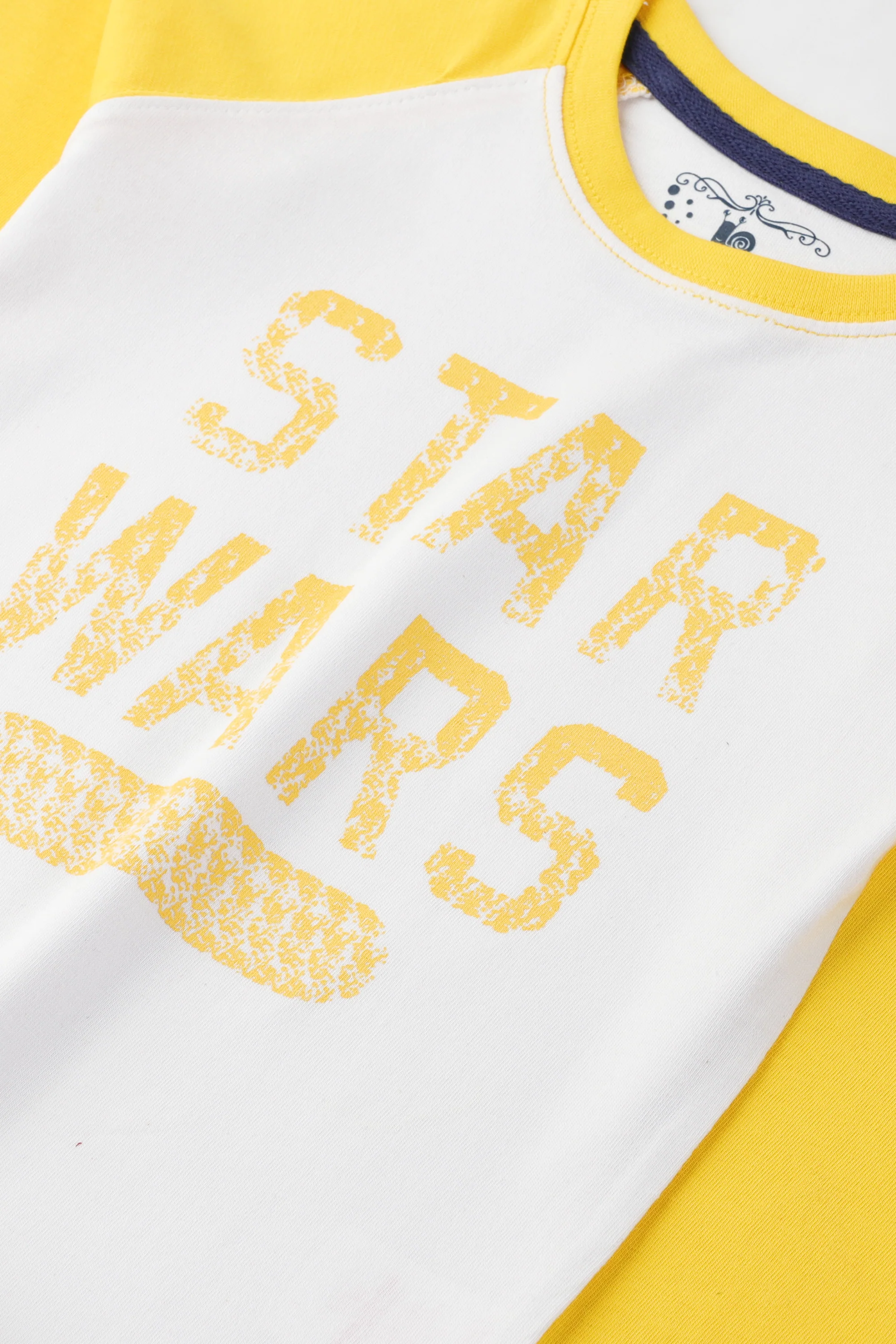 White StarWars Raglan T-shirt - Image 2