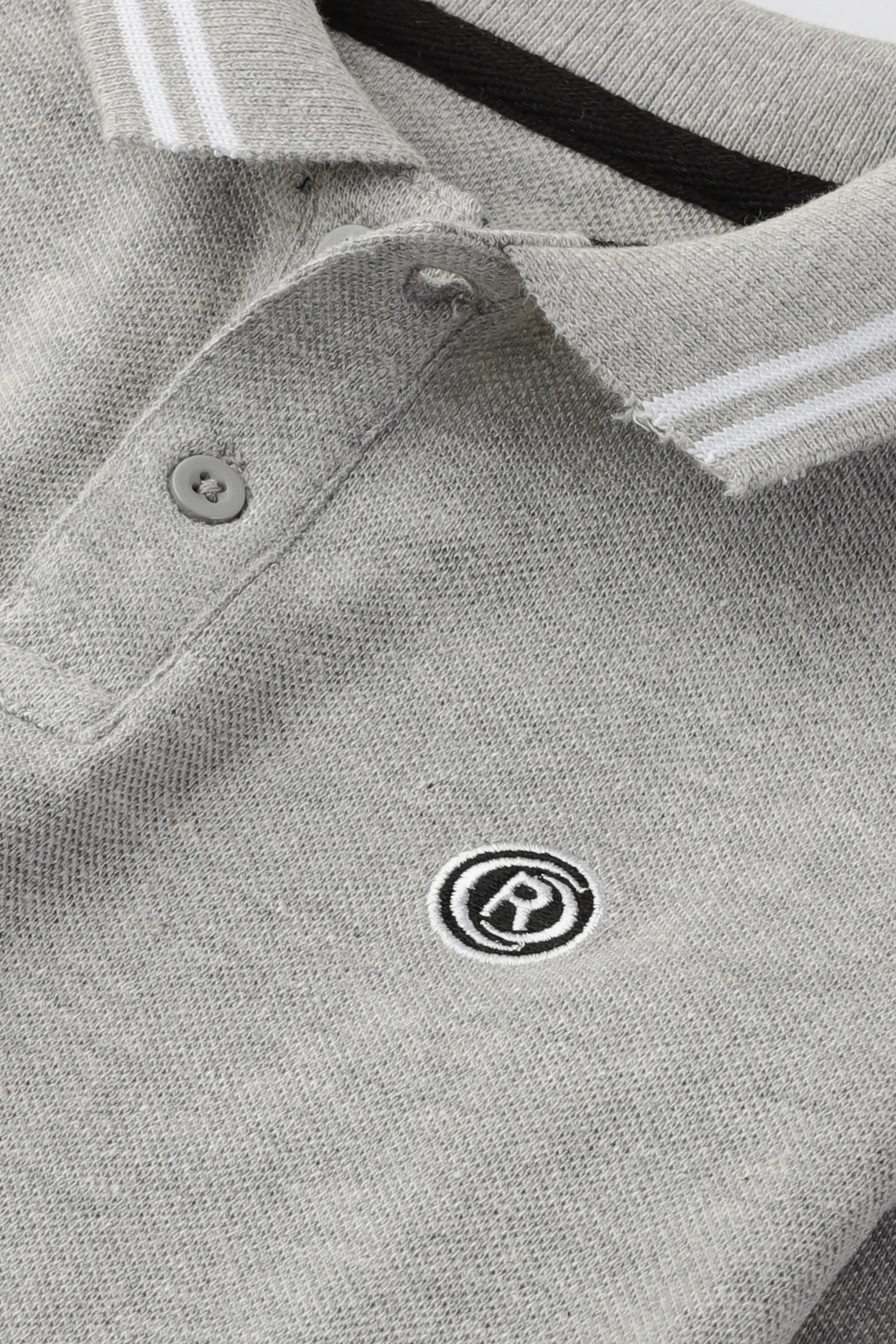 Boys Grey Classic Polo - Image 3