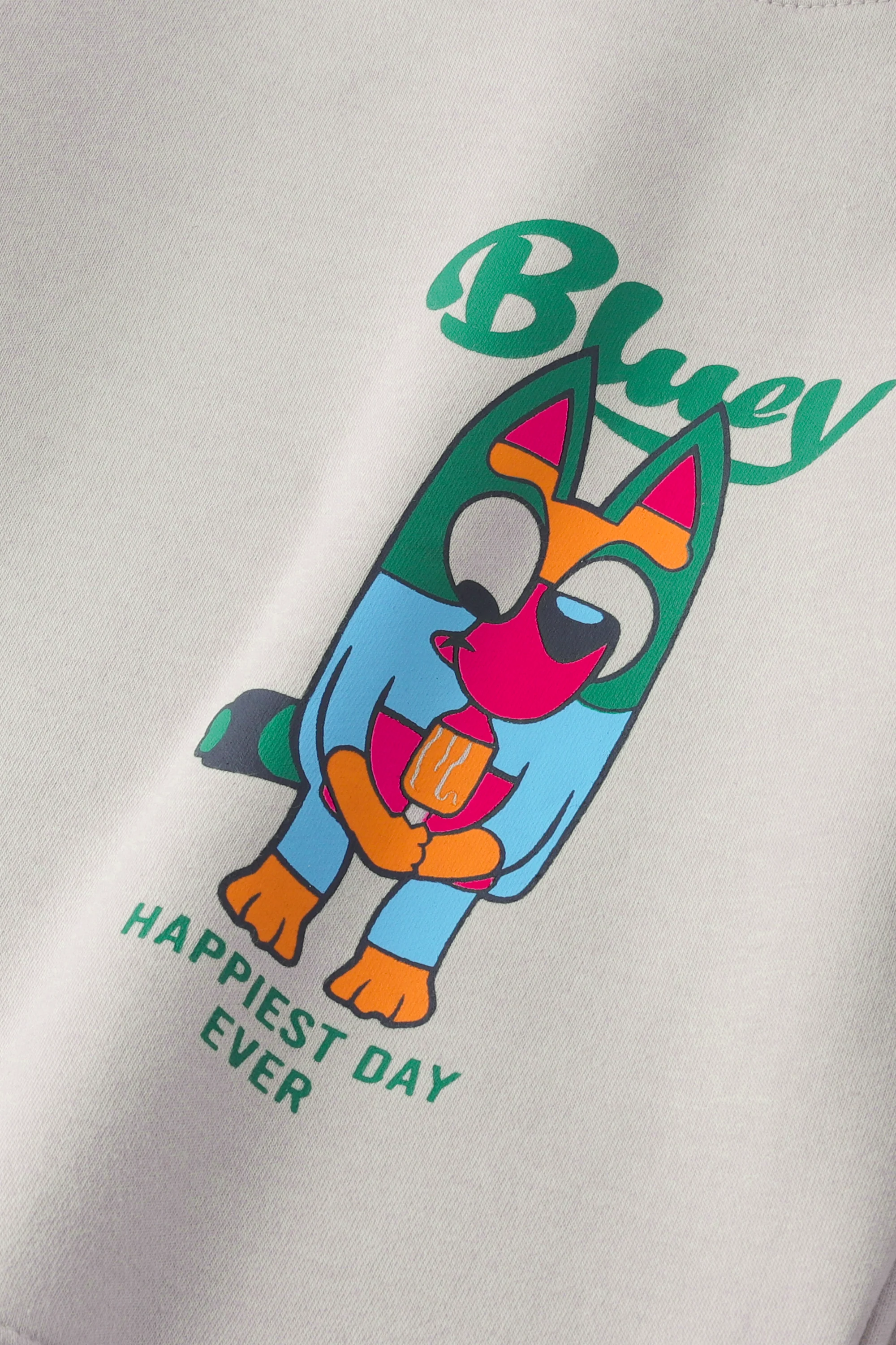 Boys' Steel Grey Graphic Fleece Sweatshirt - Image 2