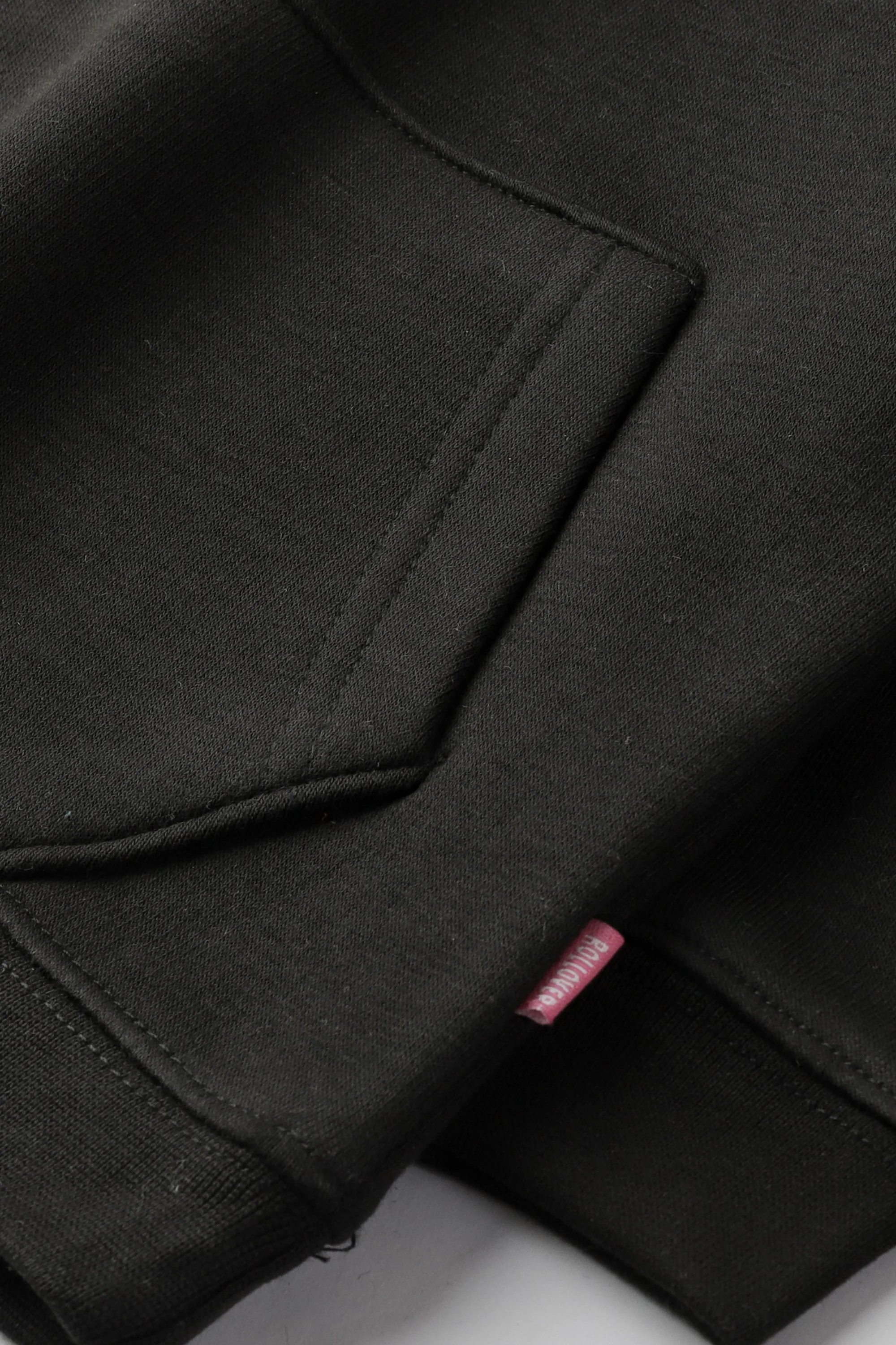 Girls Black Graphics Fleece Hoodie - Image 2
