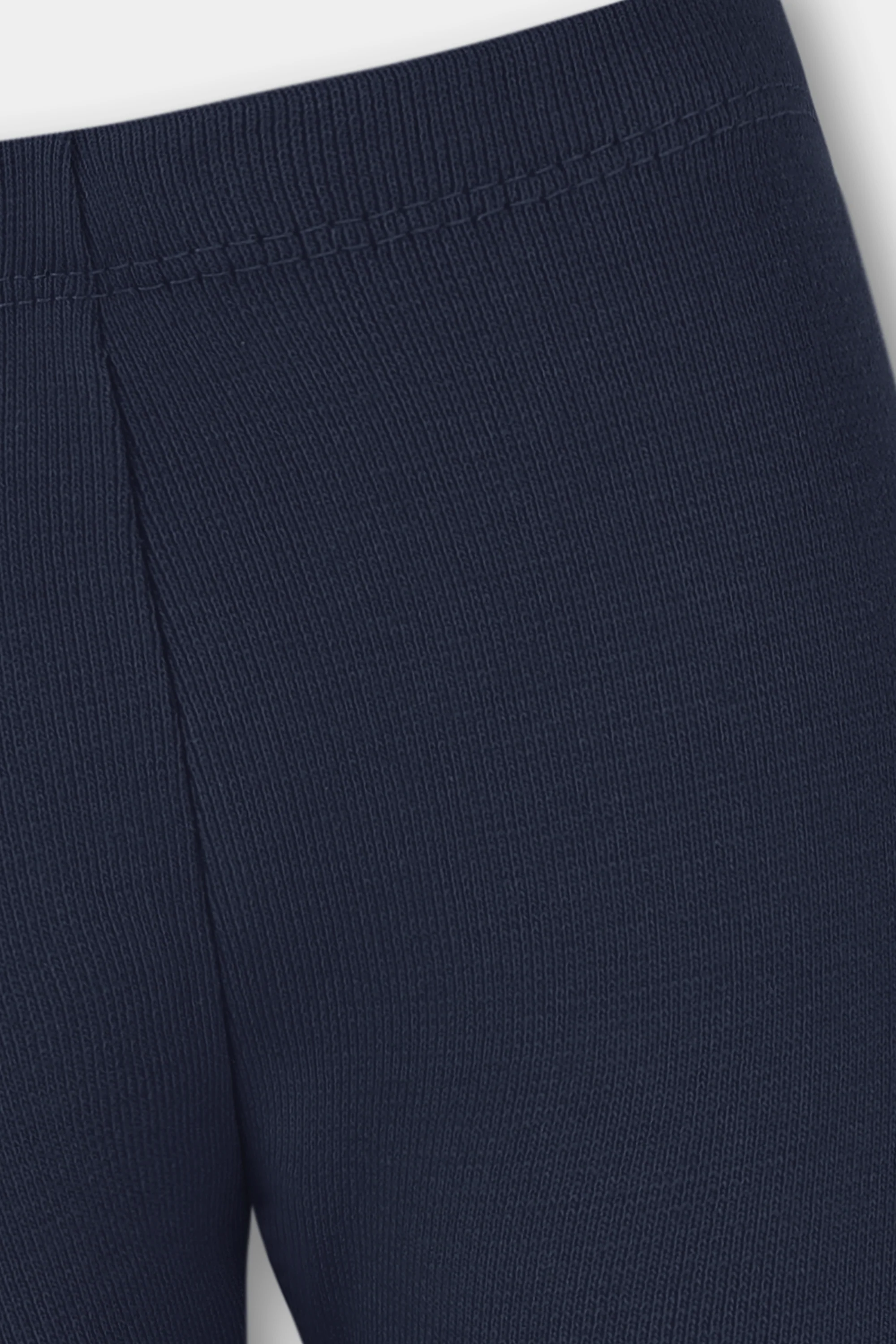 Girls Solid Navy Blue Tights - Image 2