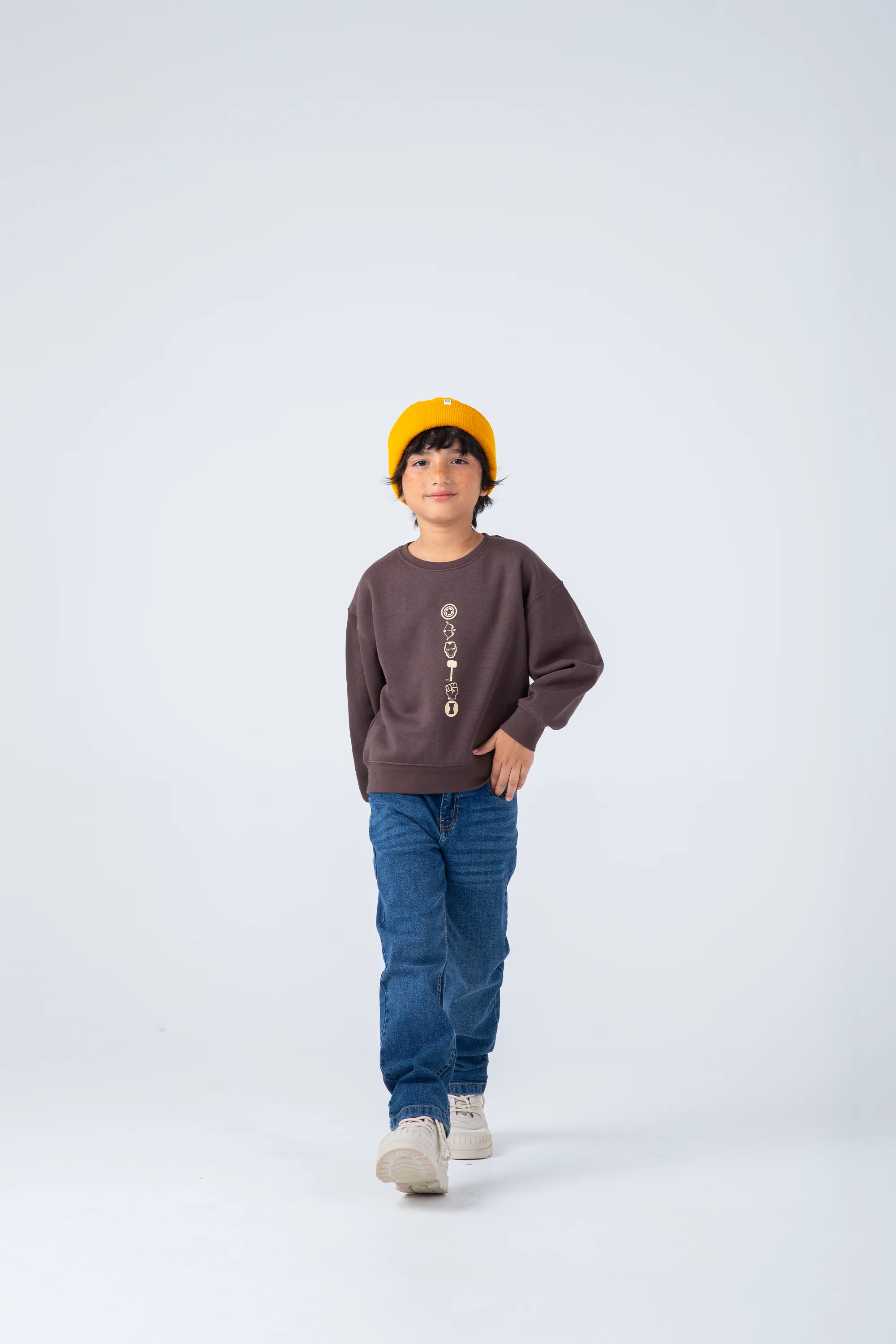 Boys Marvel Fleece Sweatshirt - Image 2