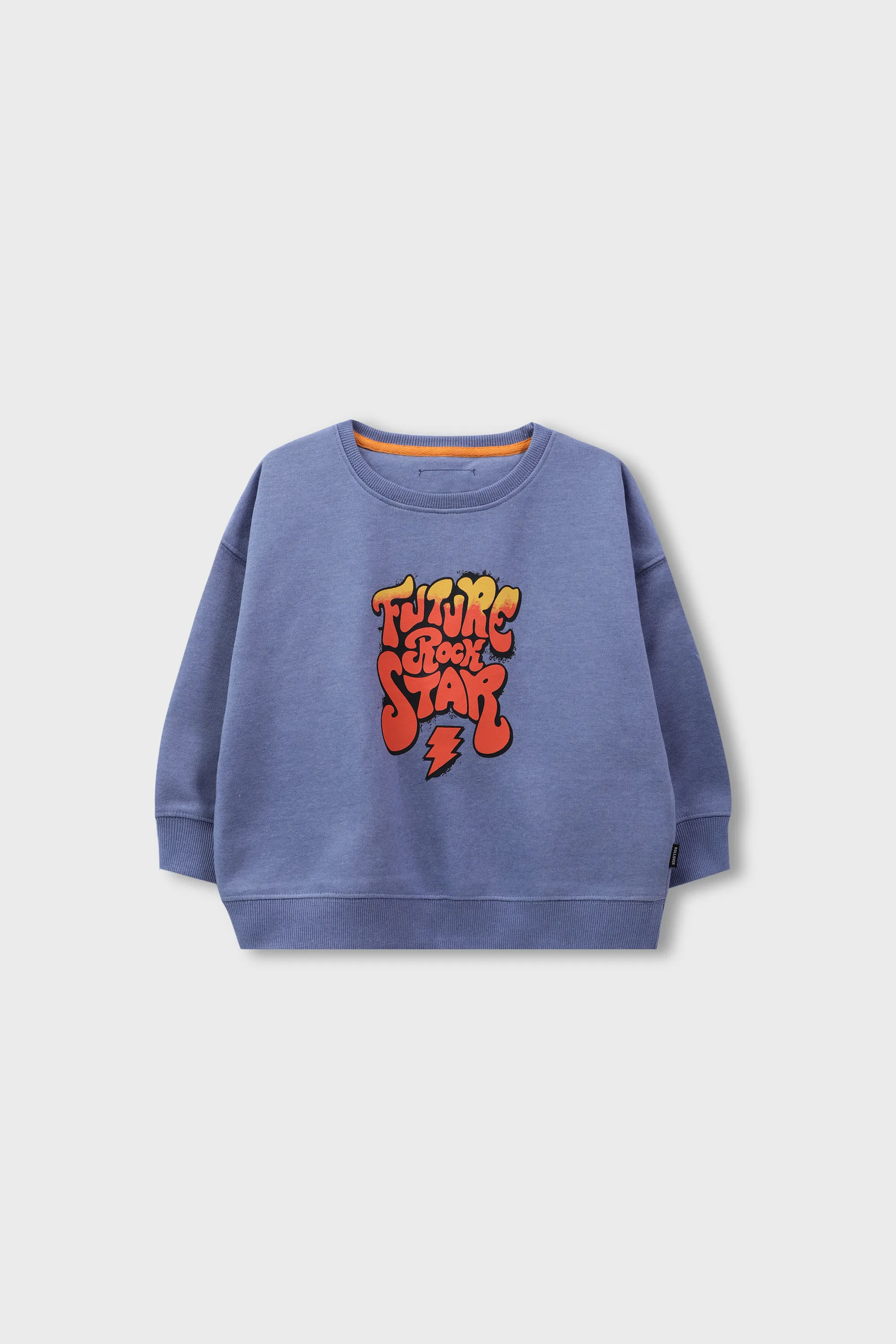 Boys Indigo Fleece Relaxed Sweatshirt