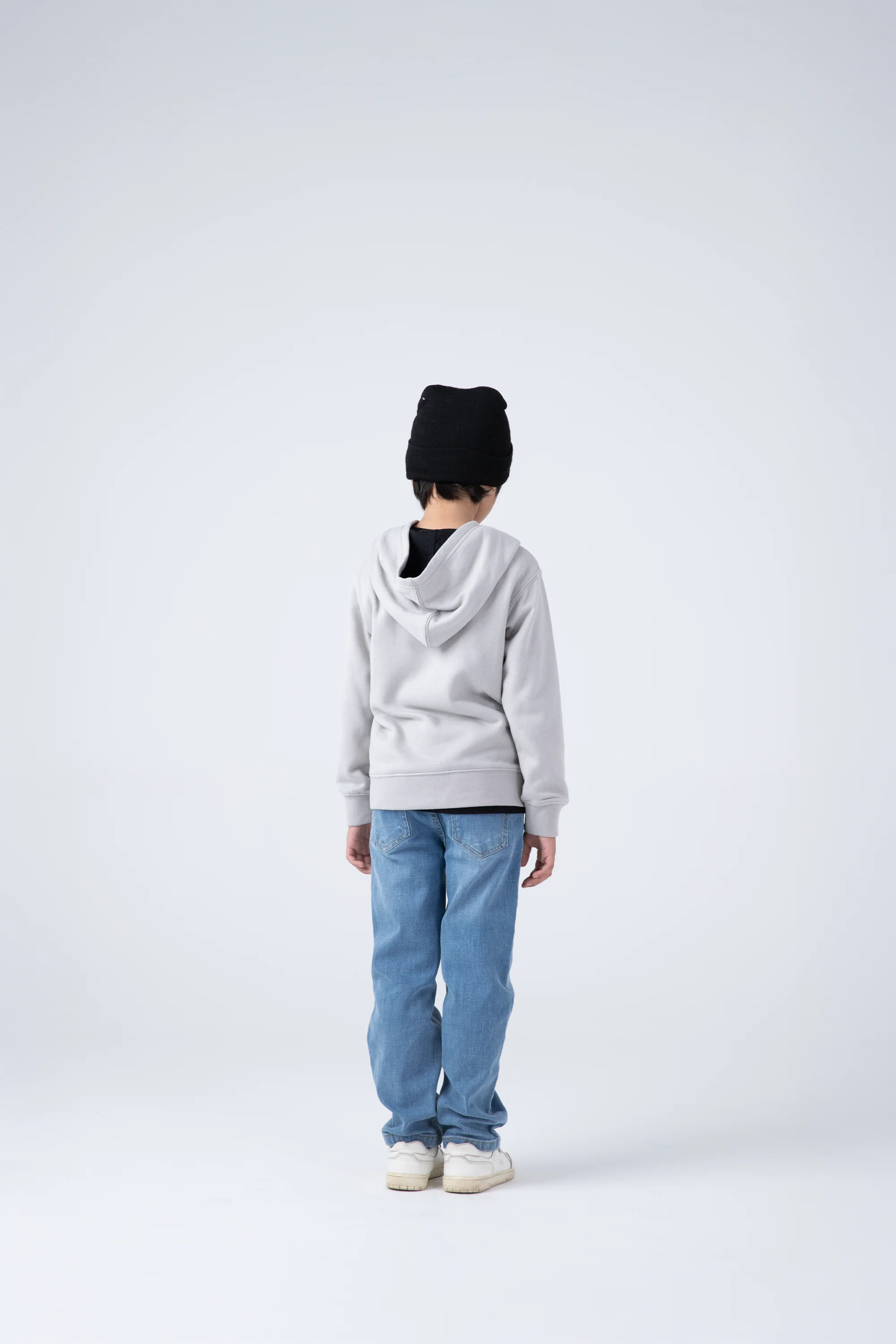 Boys Grey Graphic Fleece Hoodie - Image 3