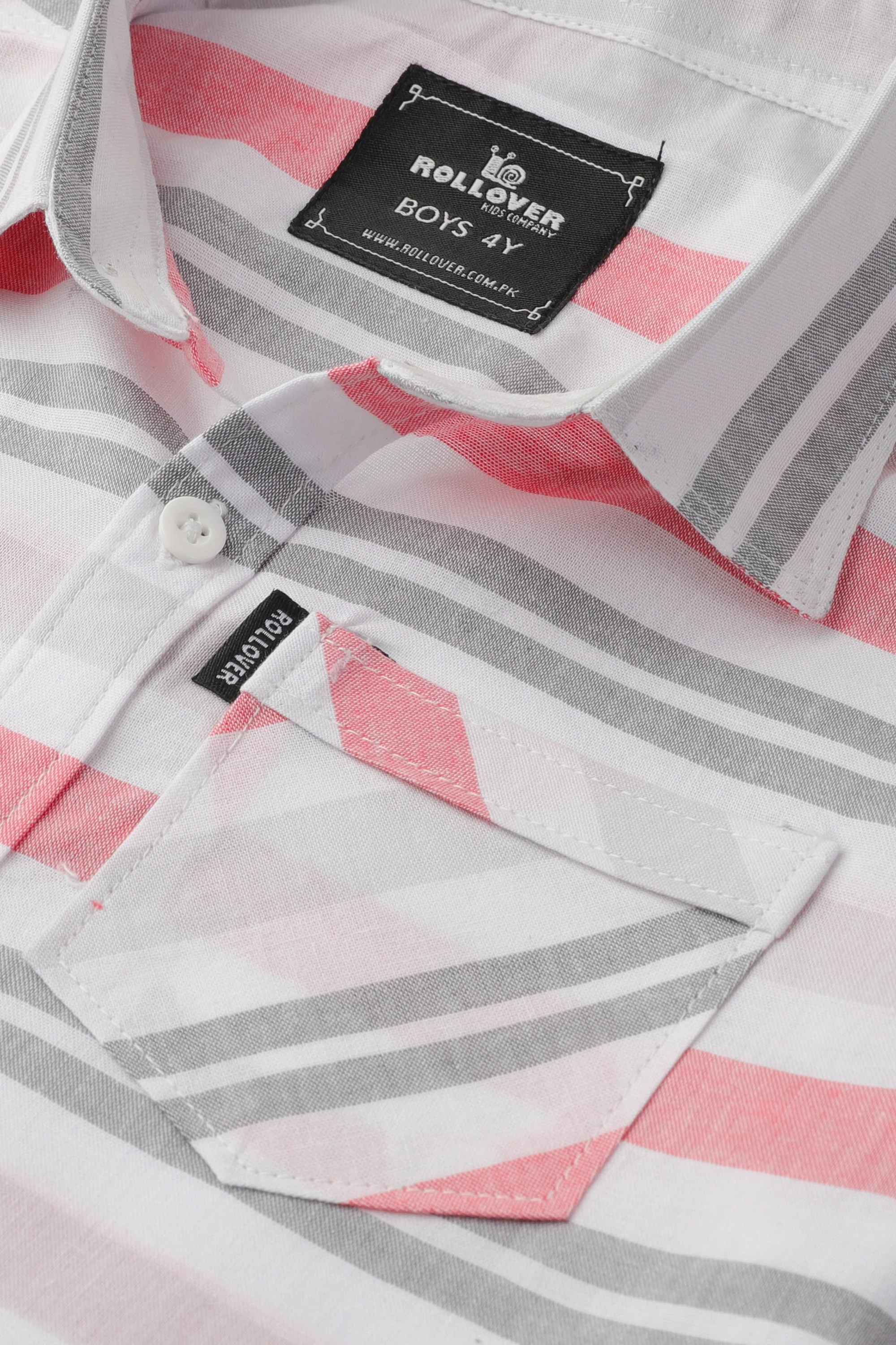 Vibrant Stripe Cotton Shirt - Image 2