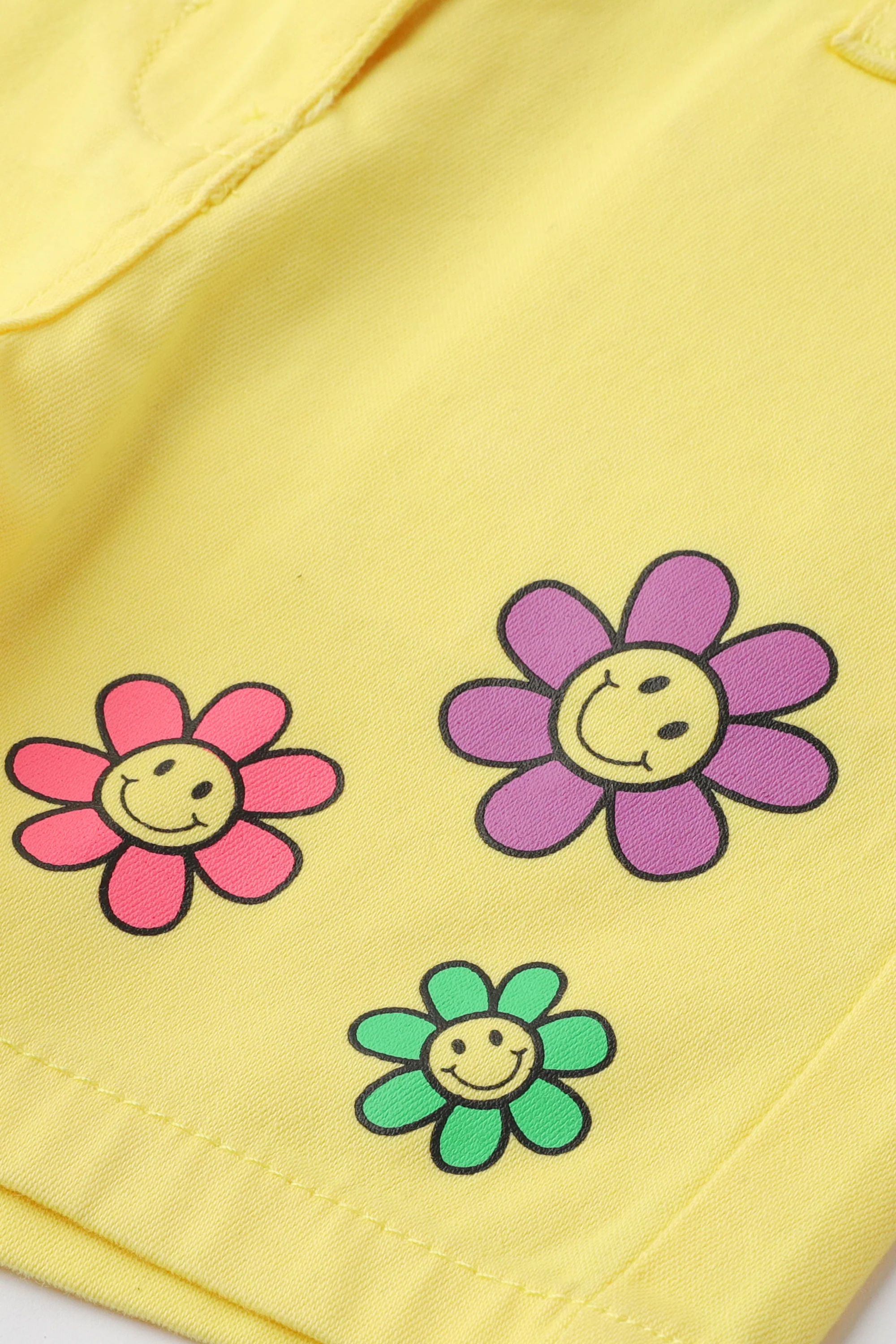 Sunny Smiles Twill Shorts - Image 2