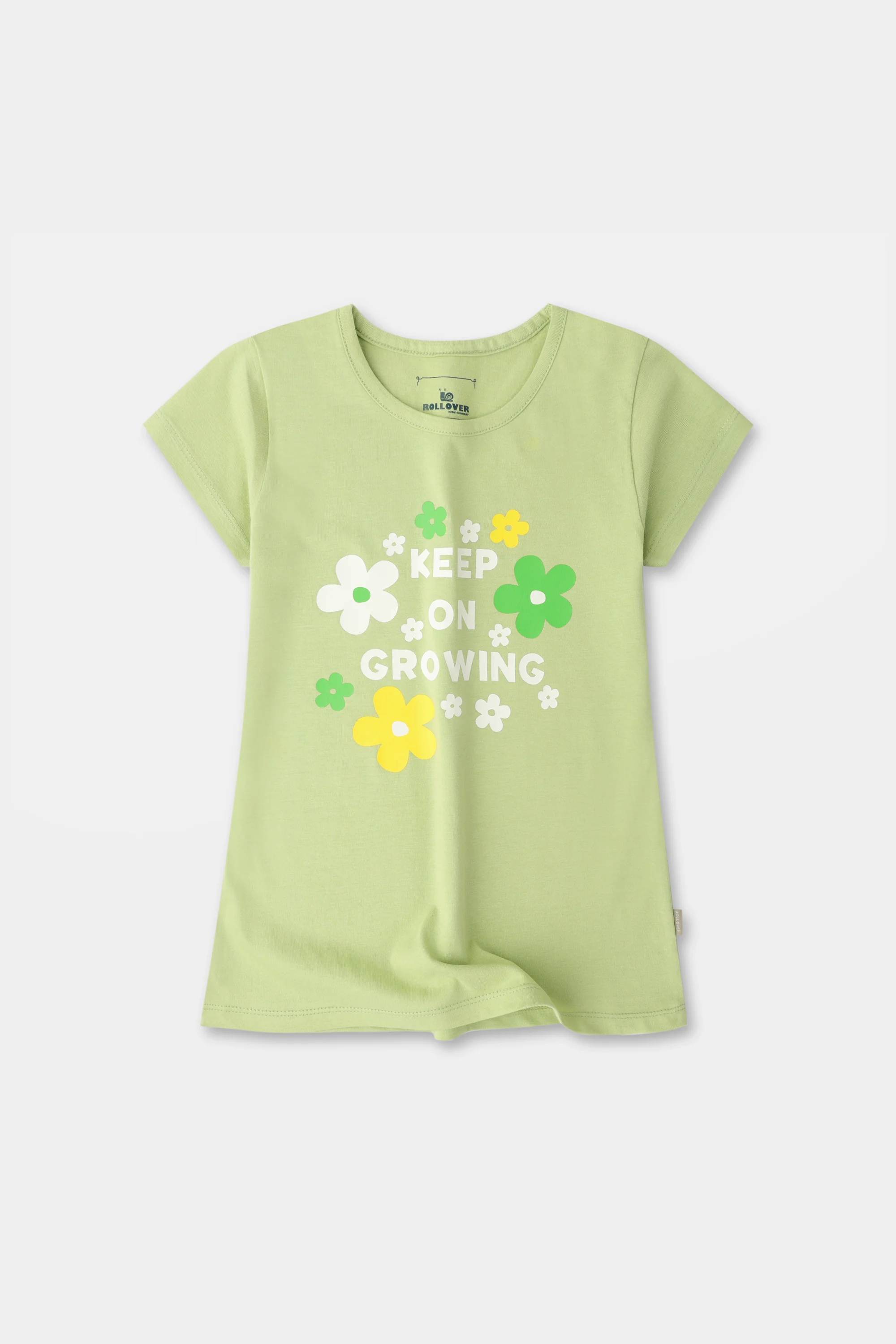 Green Blossom Graphic Tee - Image 2