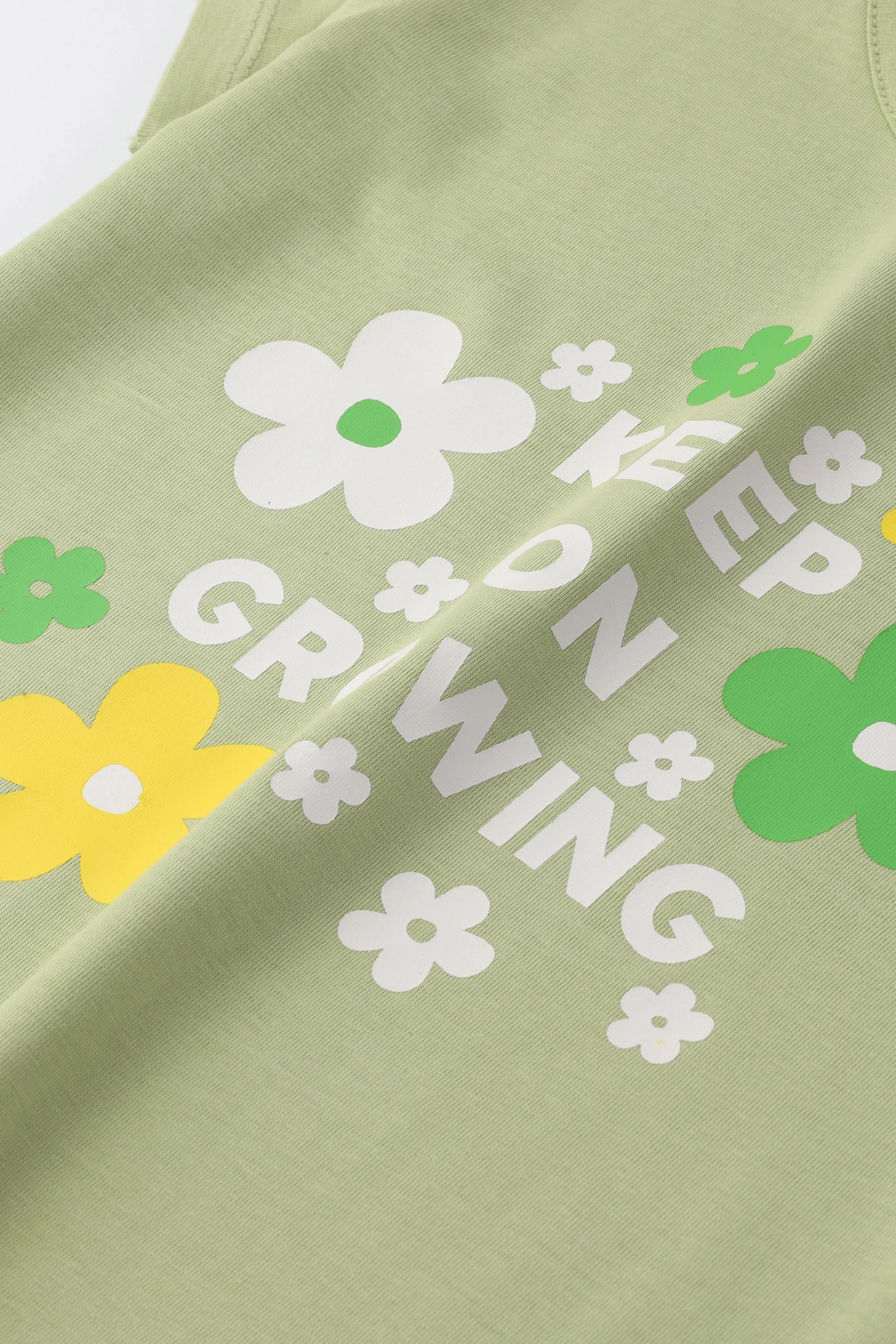 Green Blossom Graphic Tee - Image 3