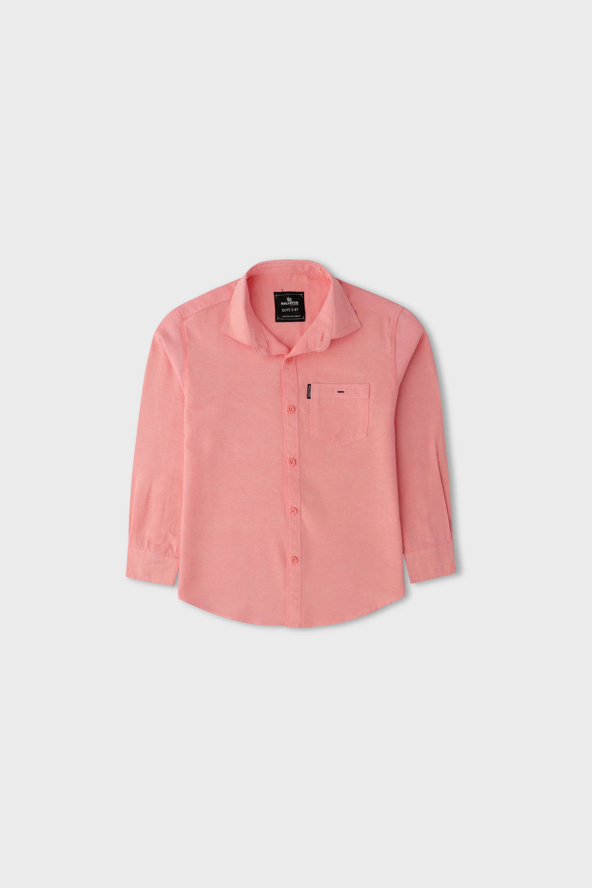 Boys Pink Breeze Chambray Shirt - Image 3