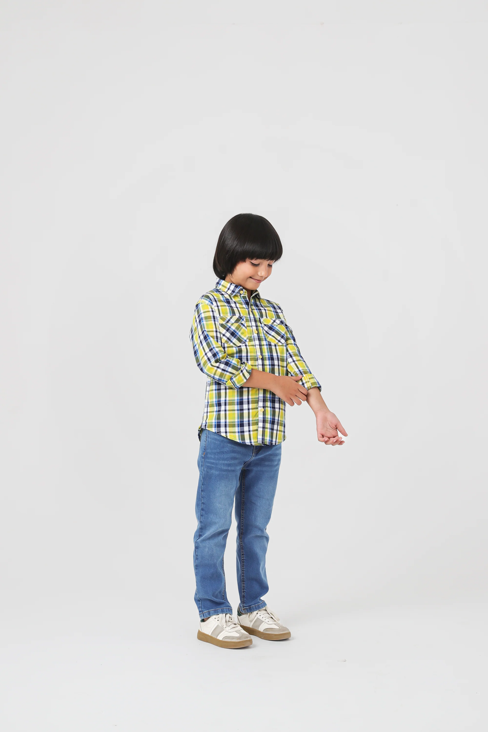 Sunny Plaid Cotton Shirt - Image 4
