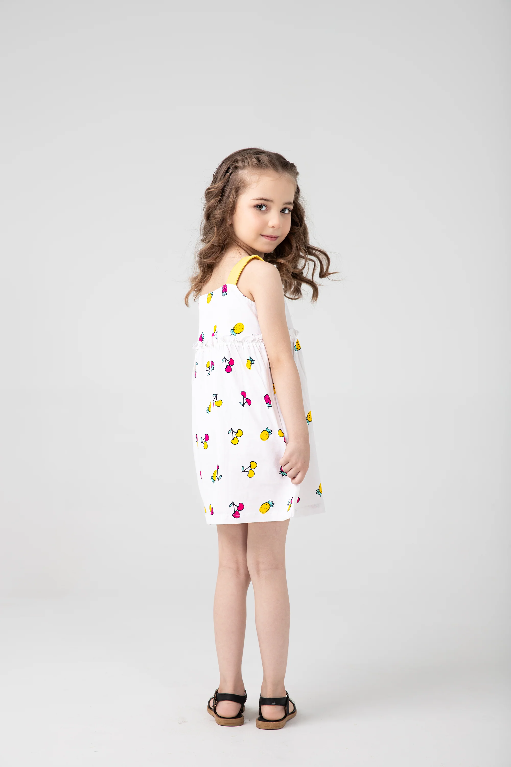 Girls Fruity Pop Jersey Frock - Image 2