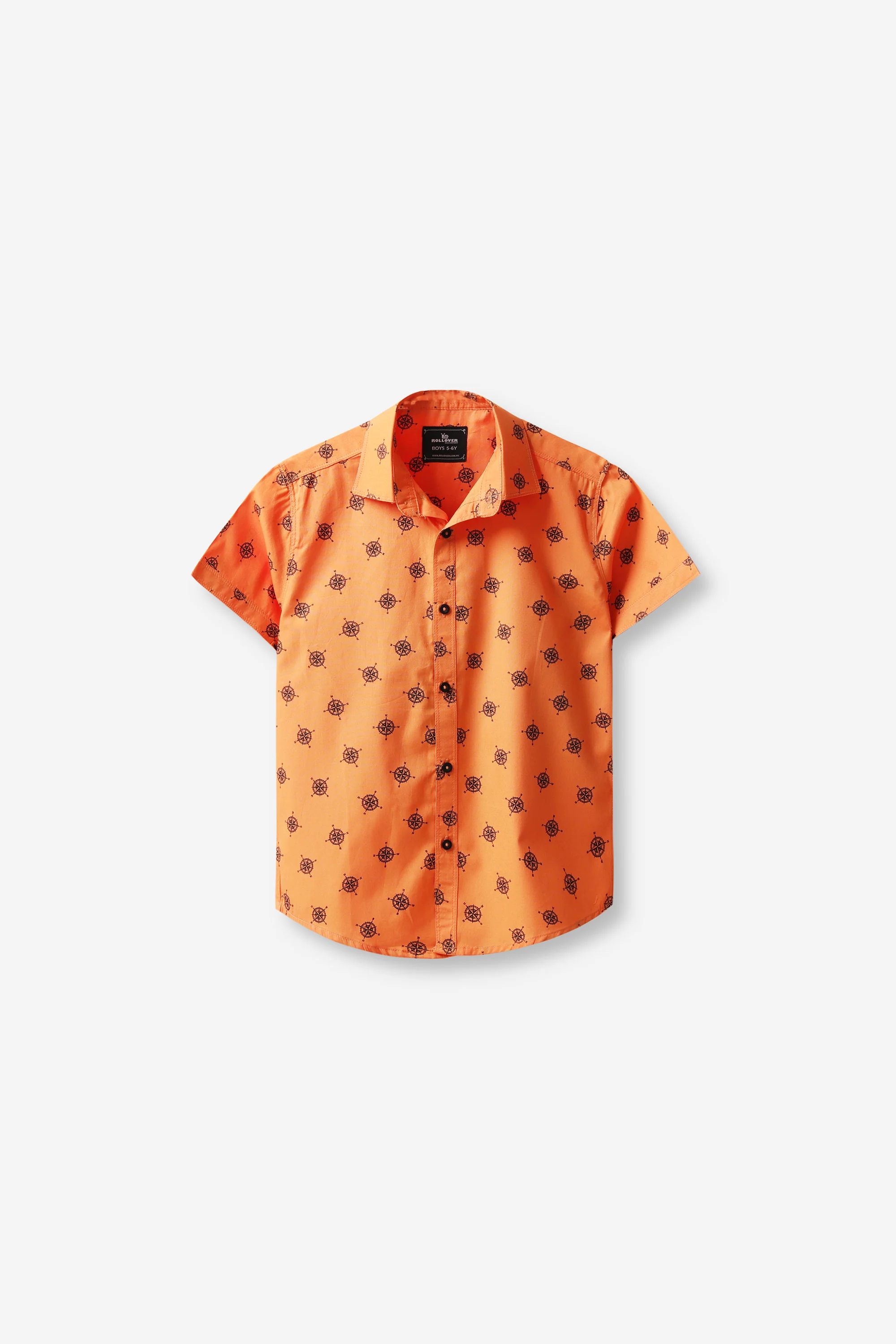 Orange Compass Shirt - Image 3