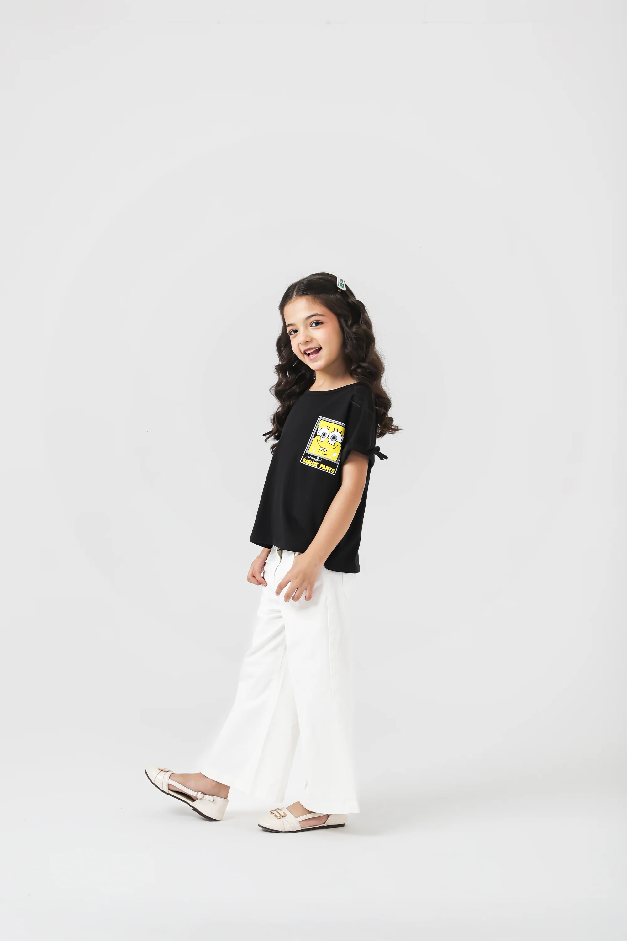 Girls Sponge-Bob Relaxed Tee