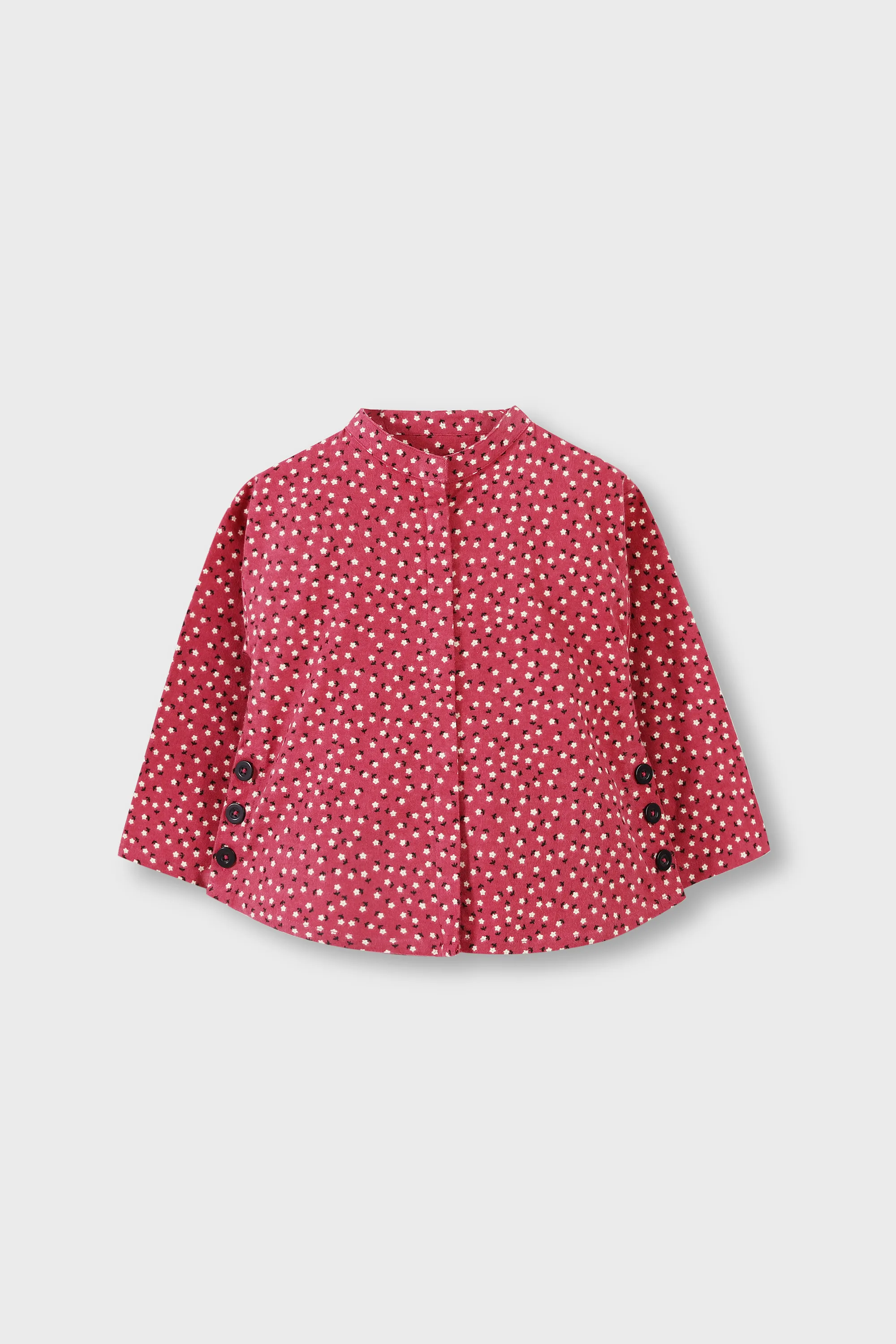 Berry Bloom Flannel Top - Image 4