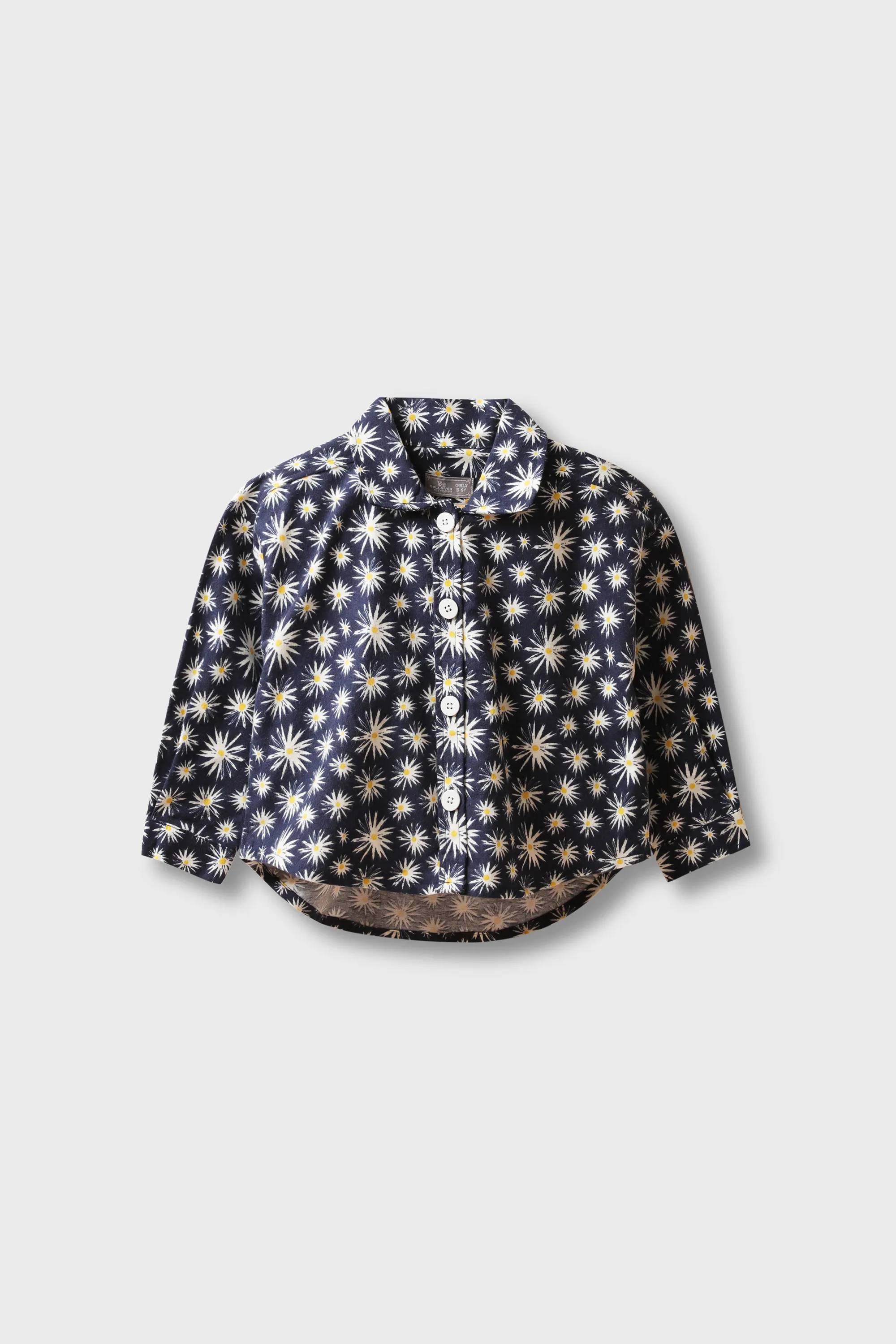 Navy Spark Flannel Top - Image 4