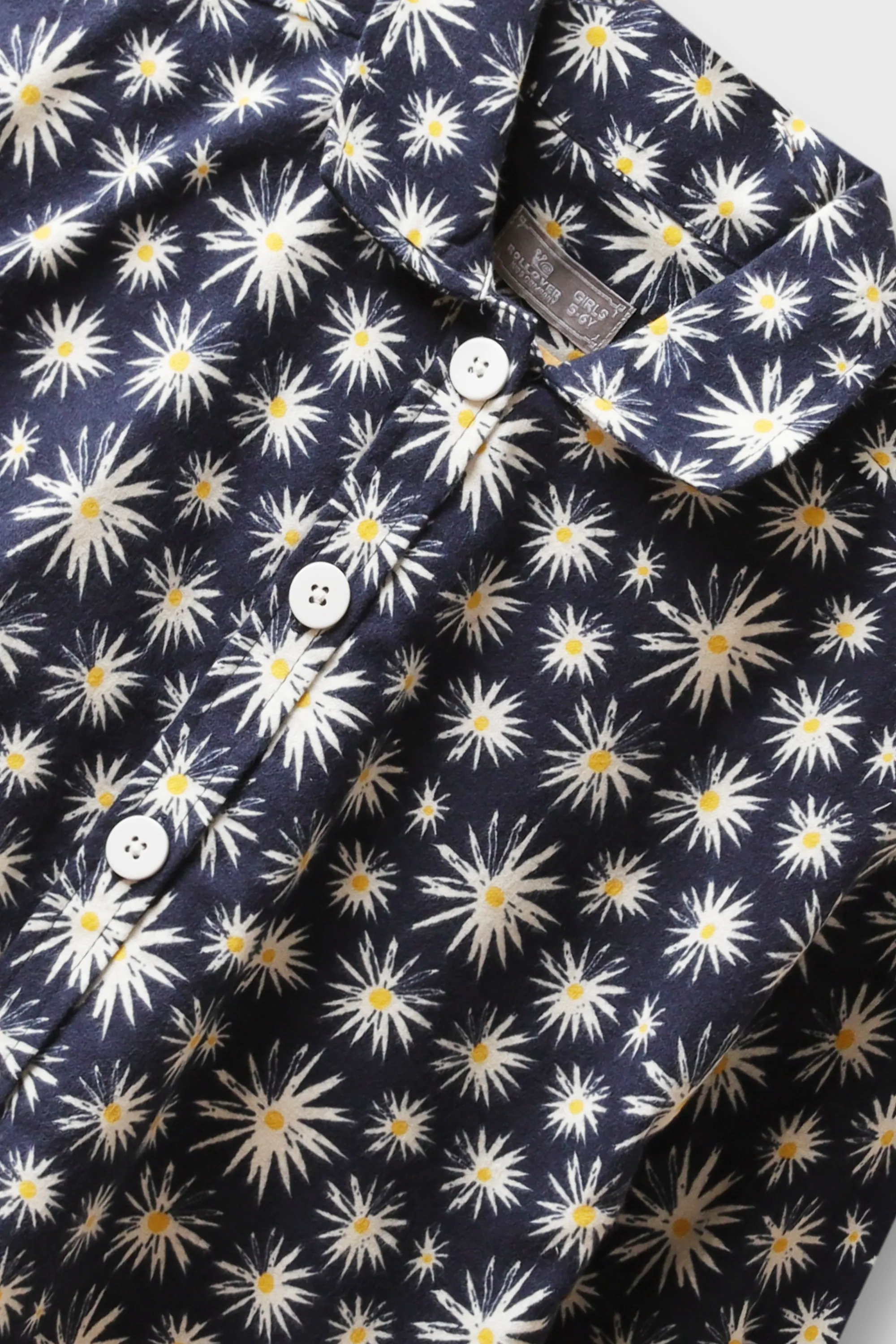 Navy Spark Flannel Top - Image 5