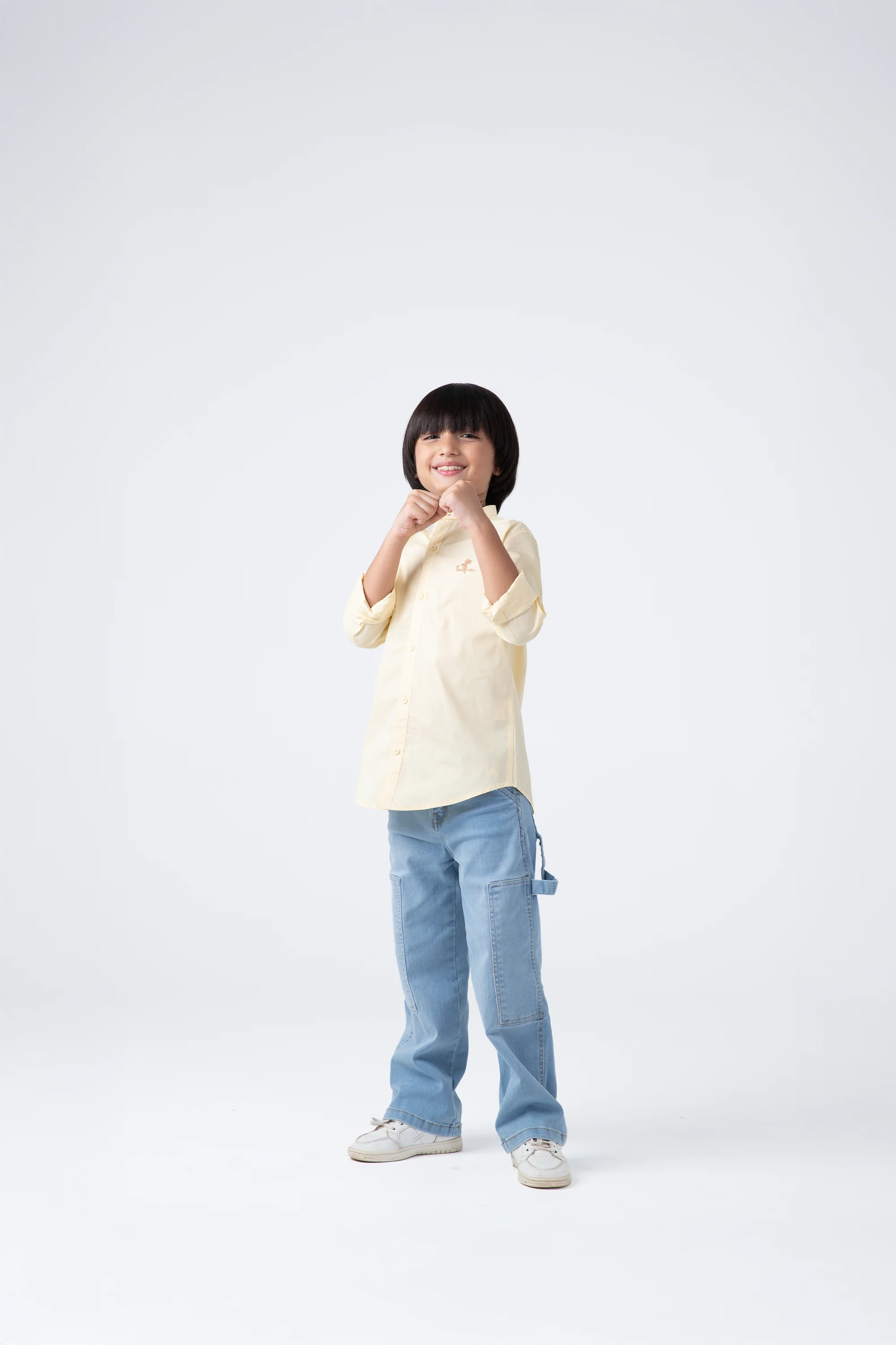 Classic Cream Cotton Shirt - Image 2