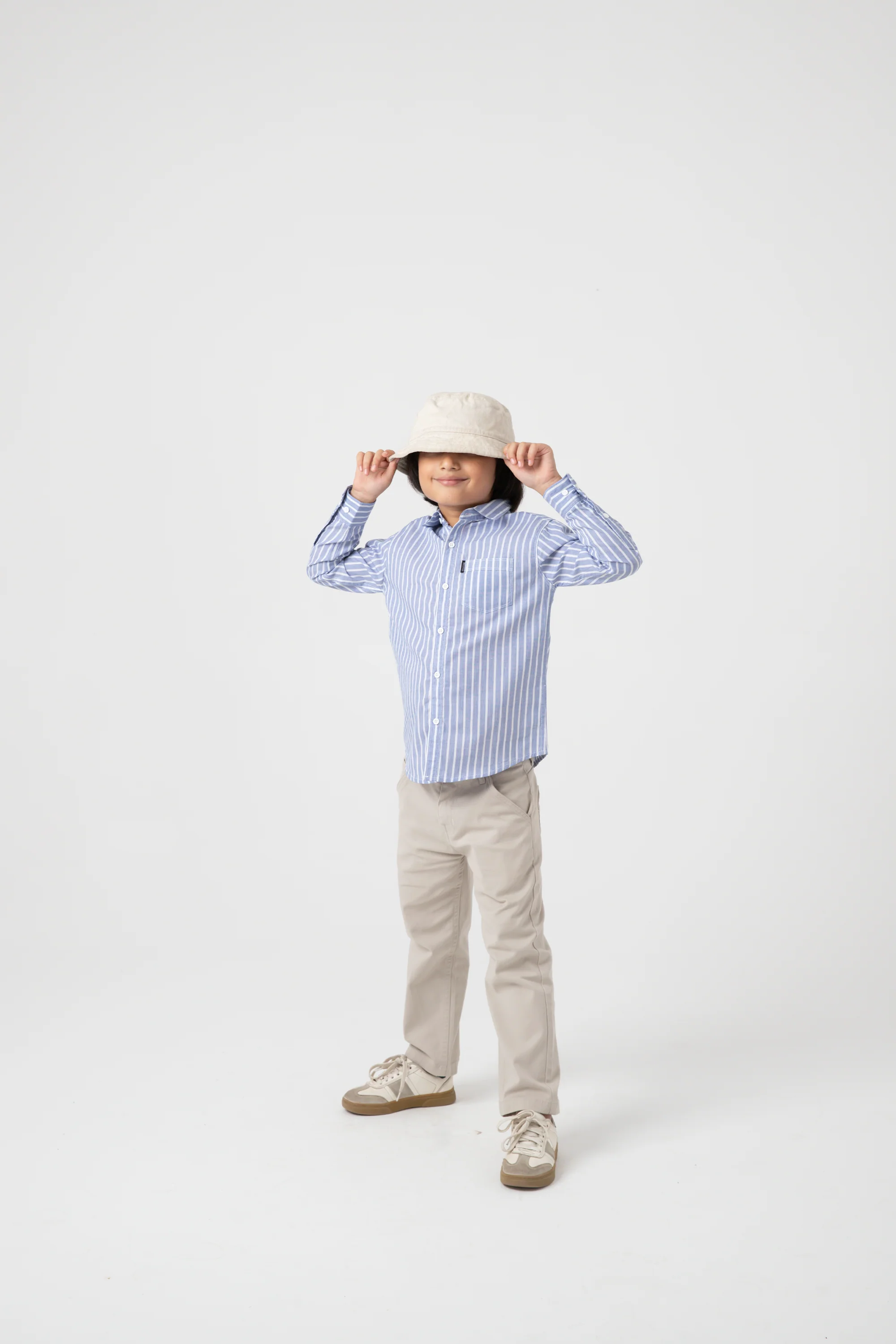 Blue Grid Shirt - Image 3