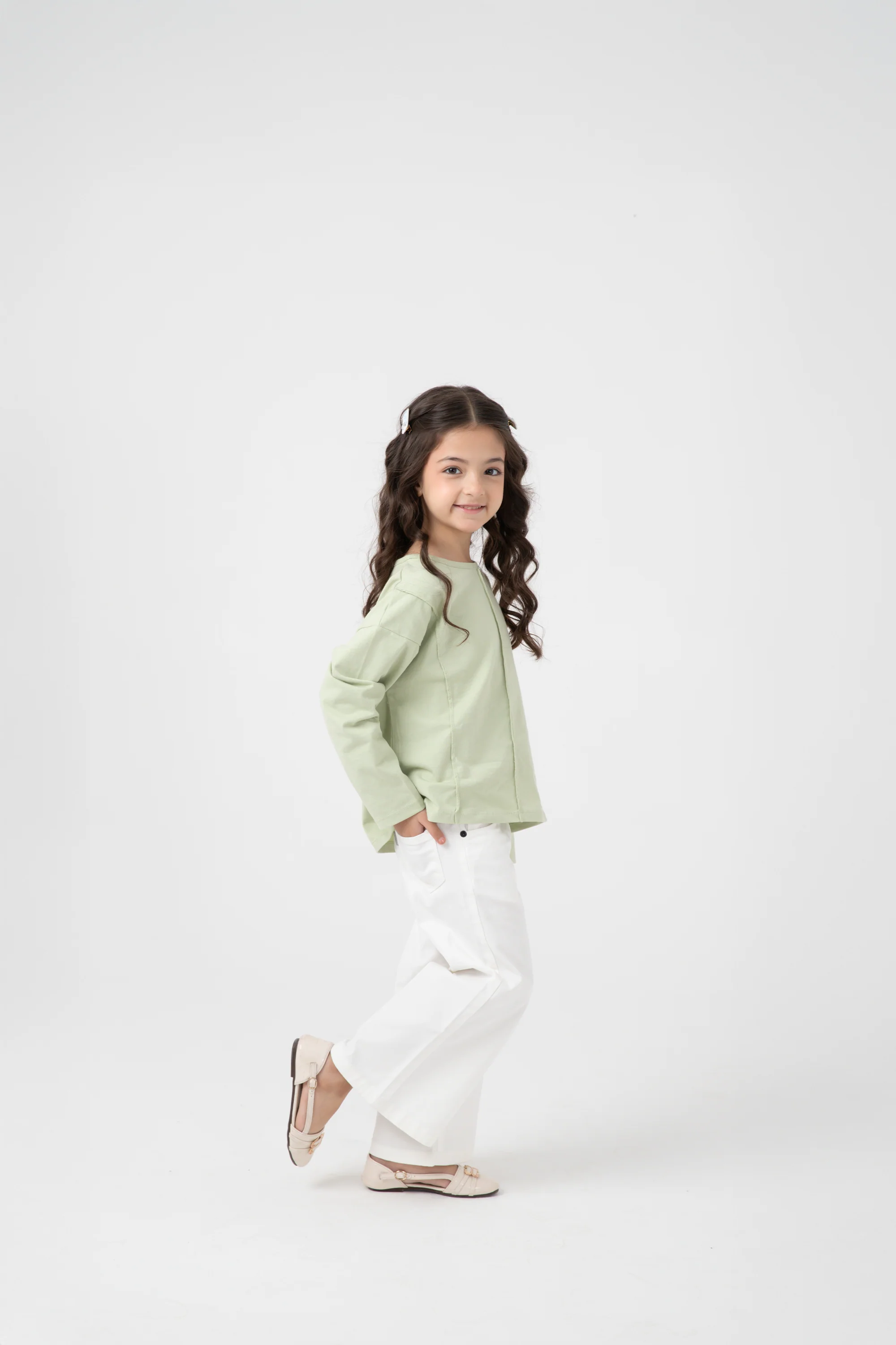 Mint Glitter Tee - Image 4