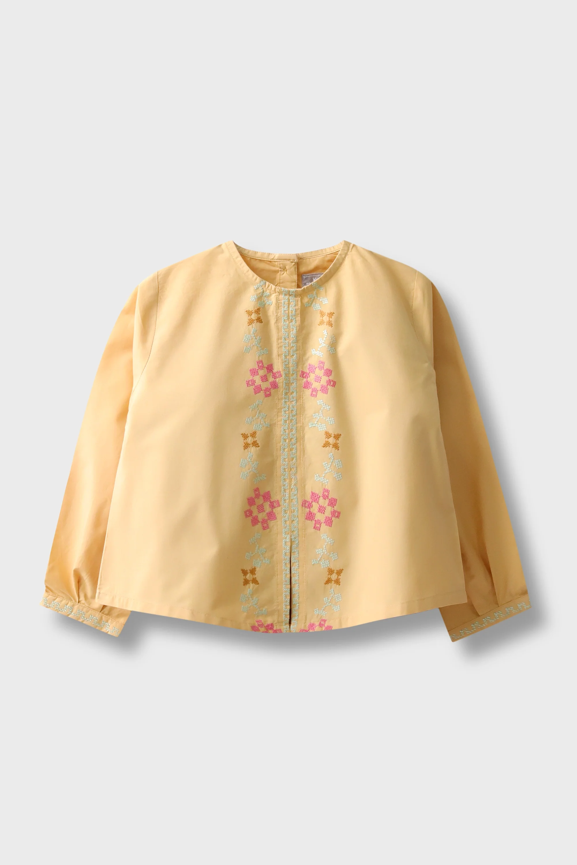 Beige Embroidered Top - Image 4