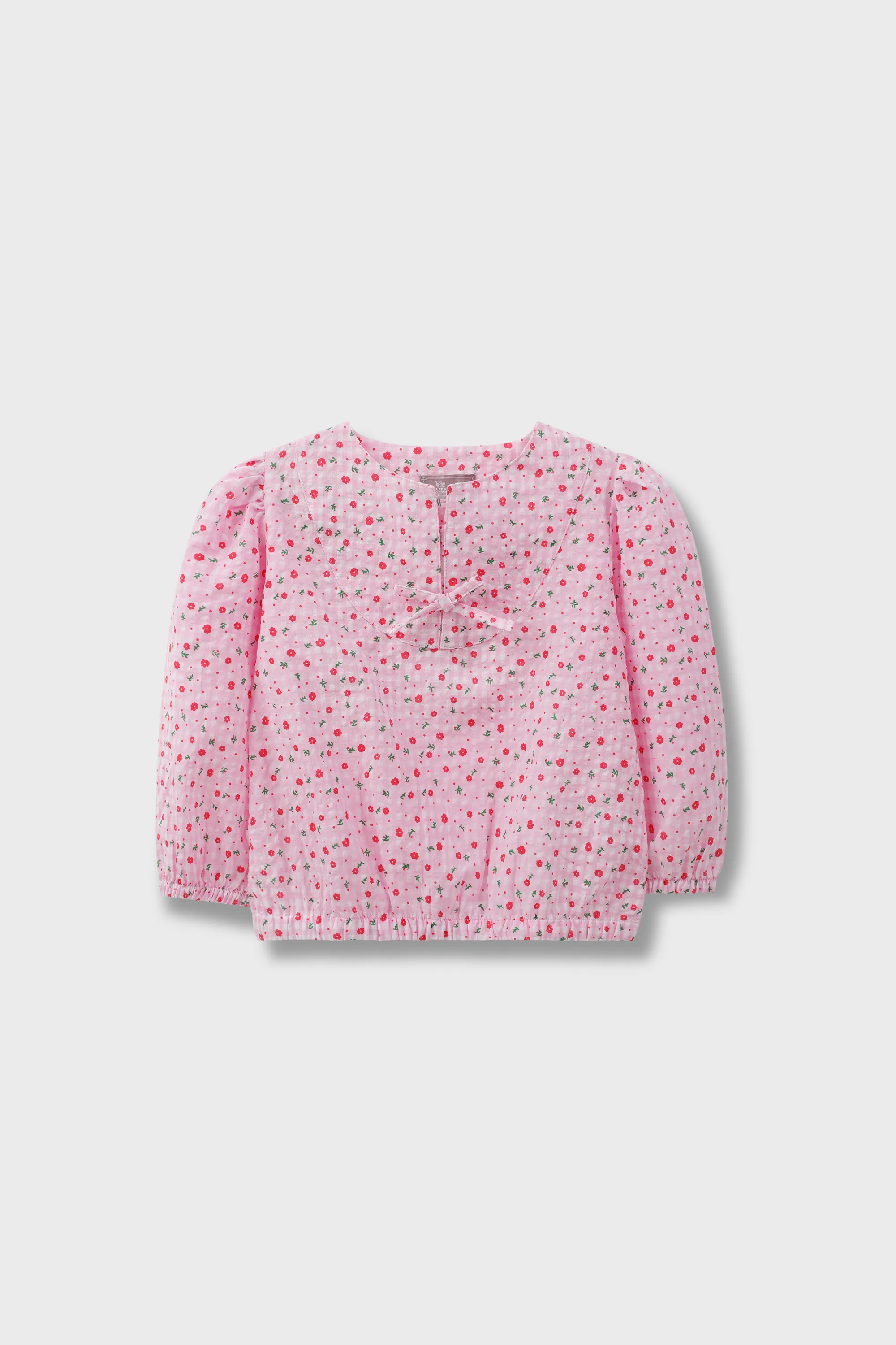 Cherry Floral Cotton Top - Image 4