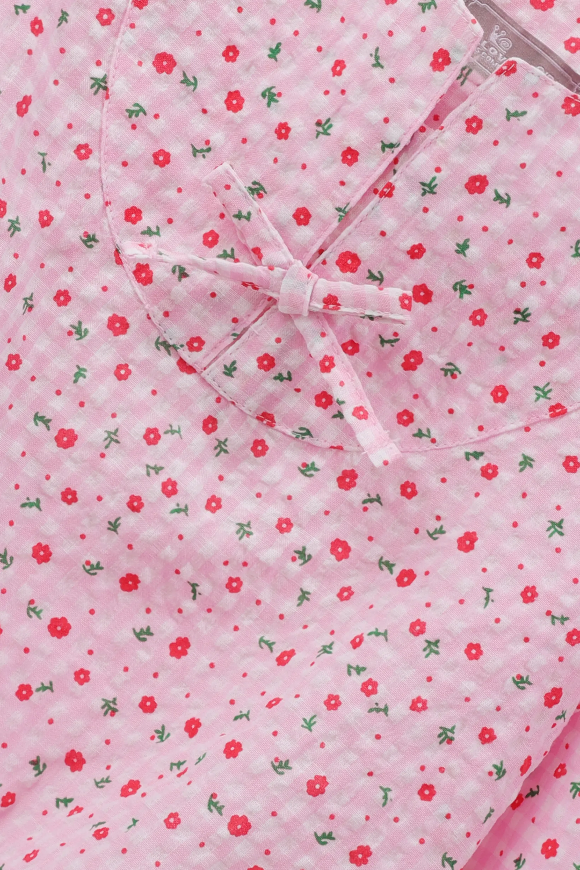 Cherry Floral Cotton Top - Image 5