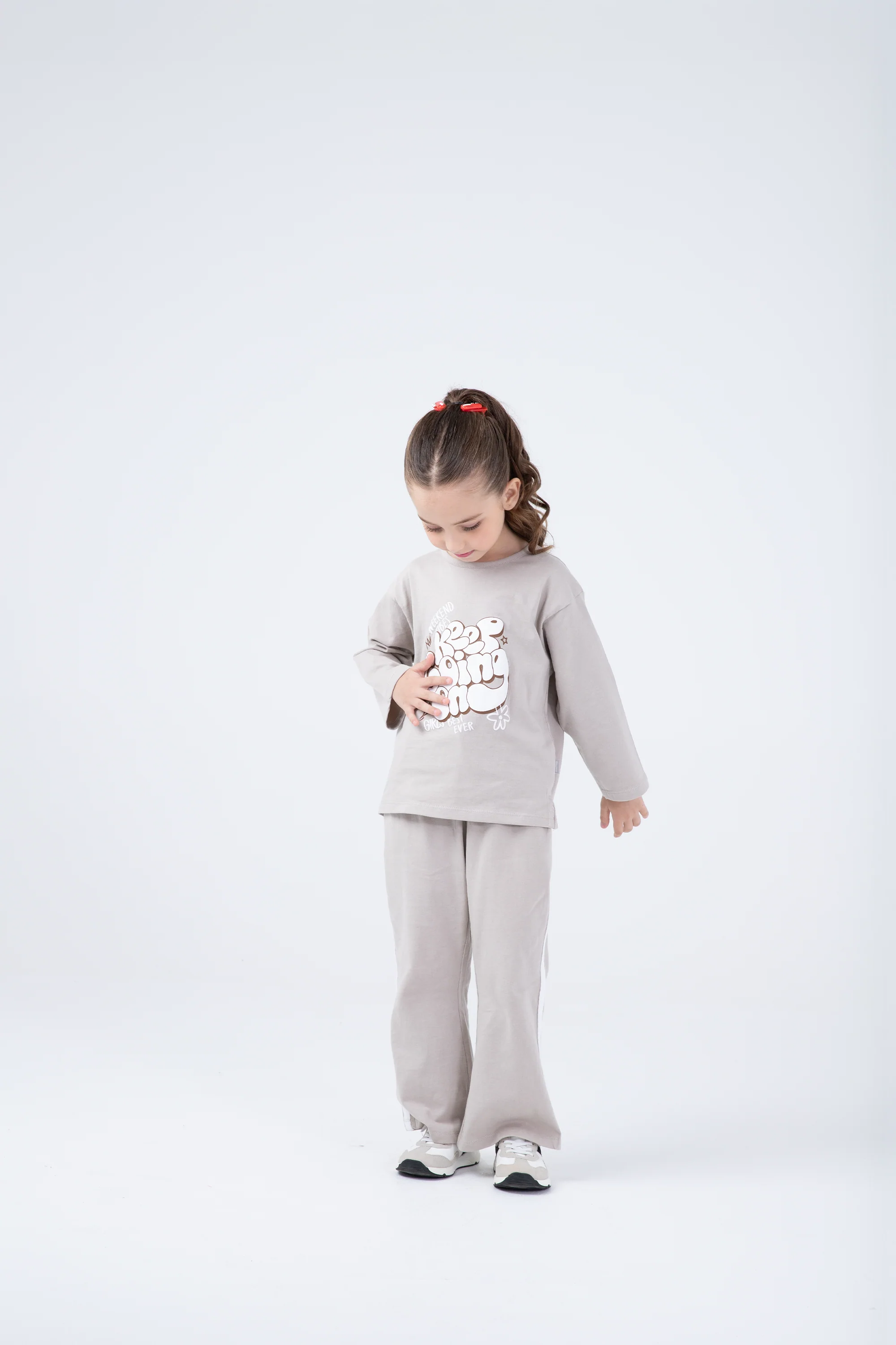 Grey Ease Jersey Co-Ord Set - Image 2