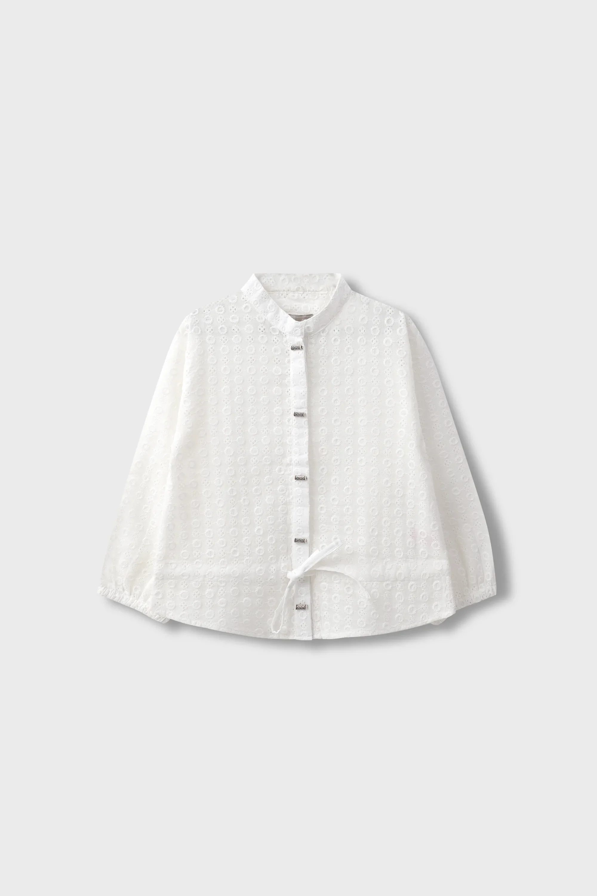 Pearl White Chikankari Top