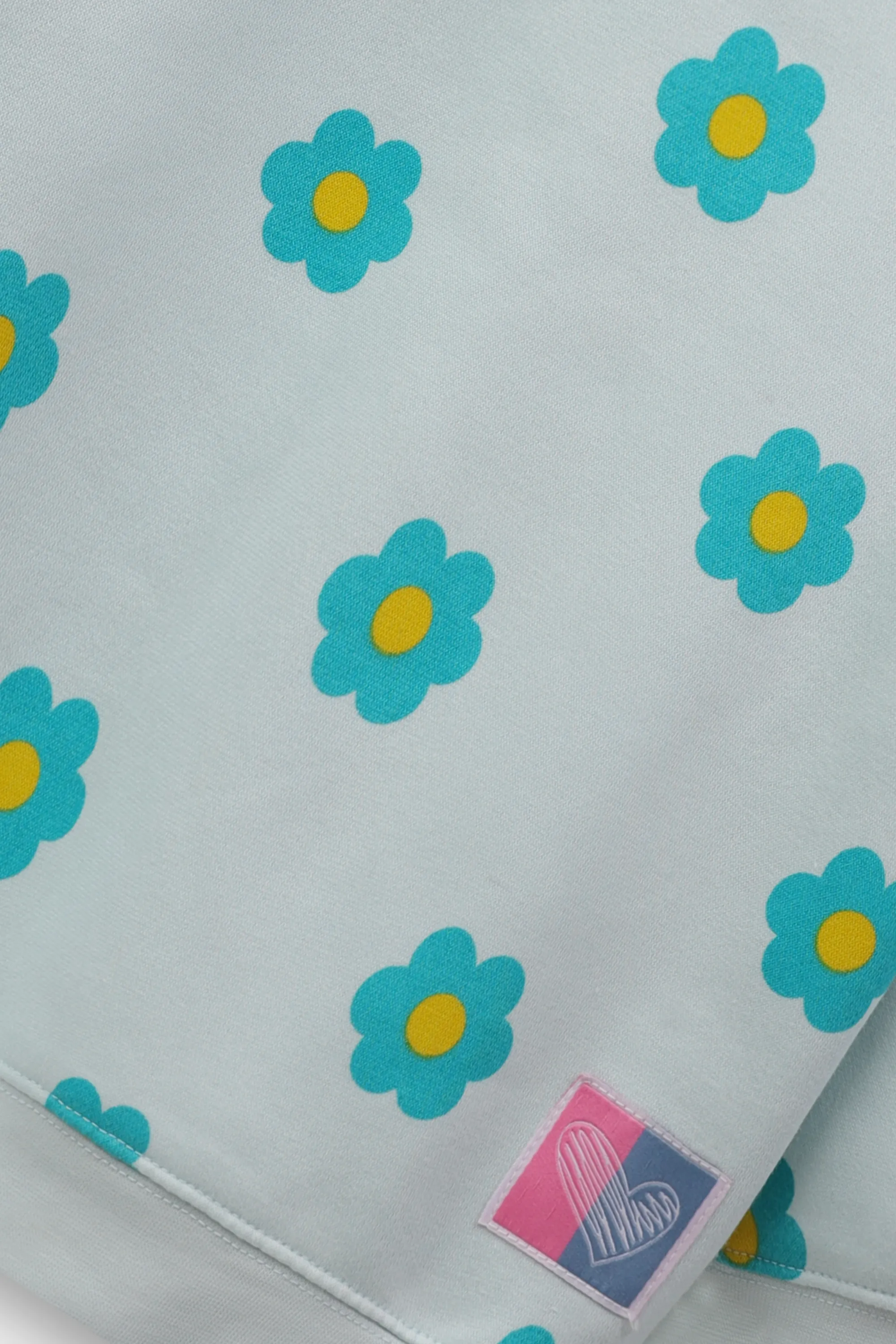 Girls Daisy Puff Fleece Sweatshirt - Image 5