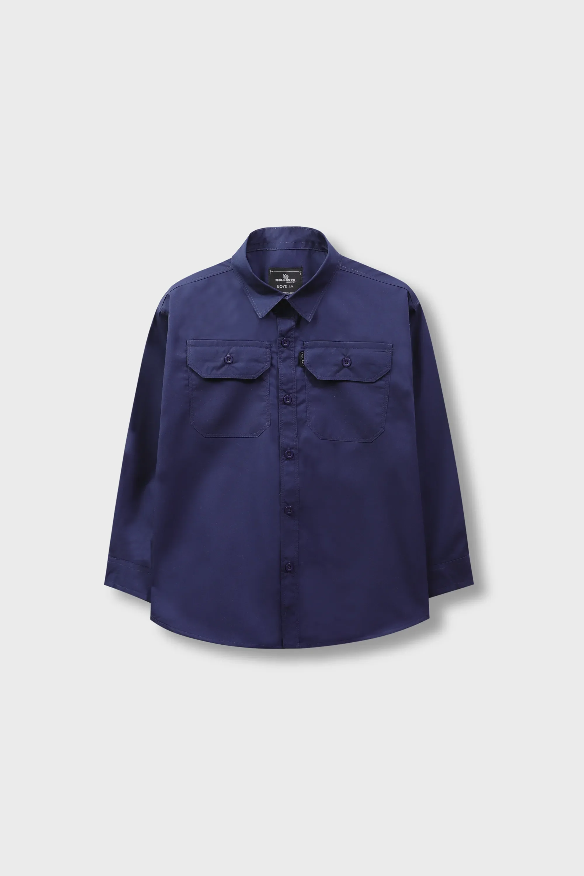 Boys Navy Urban Cotton Shirt