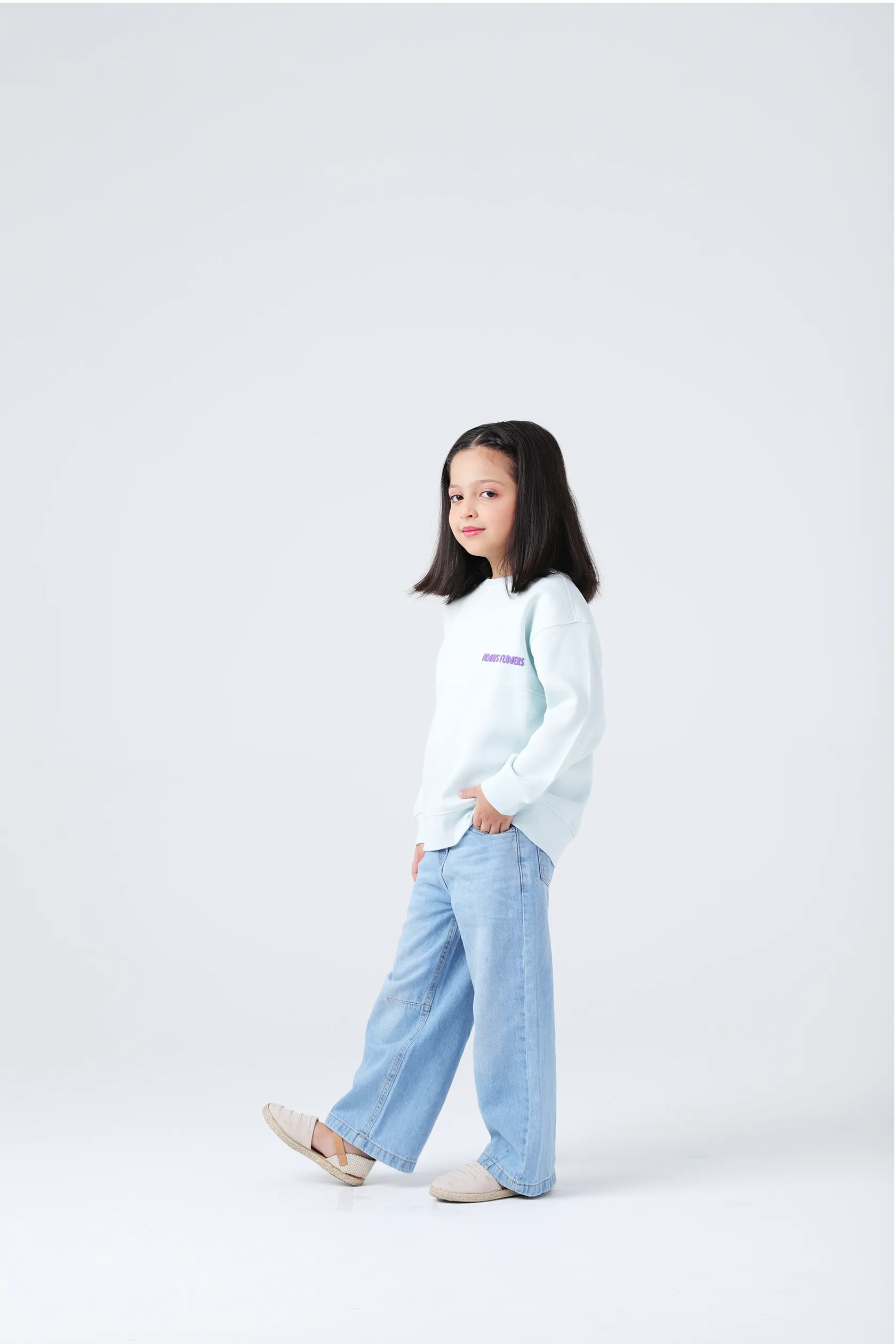 Girls Frosty Sky Fleece Sweatshirt - Image 2