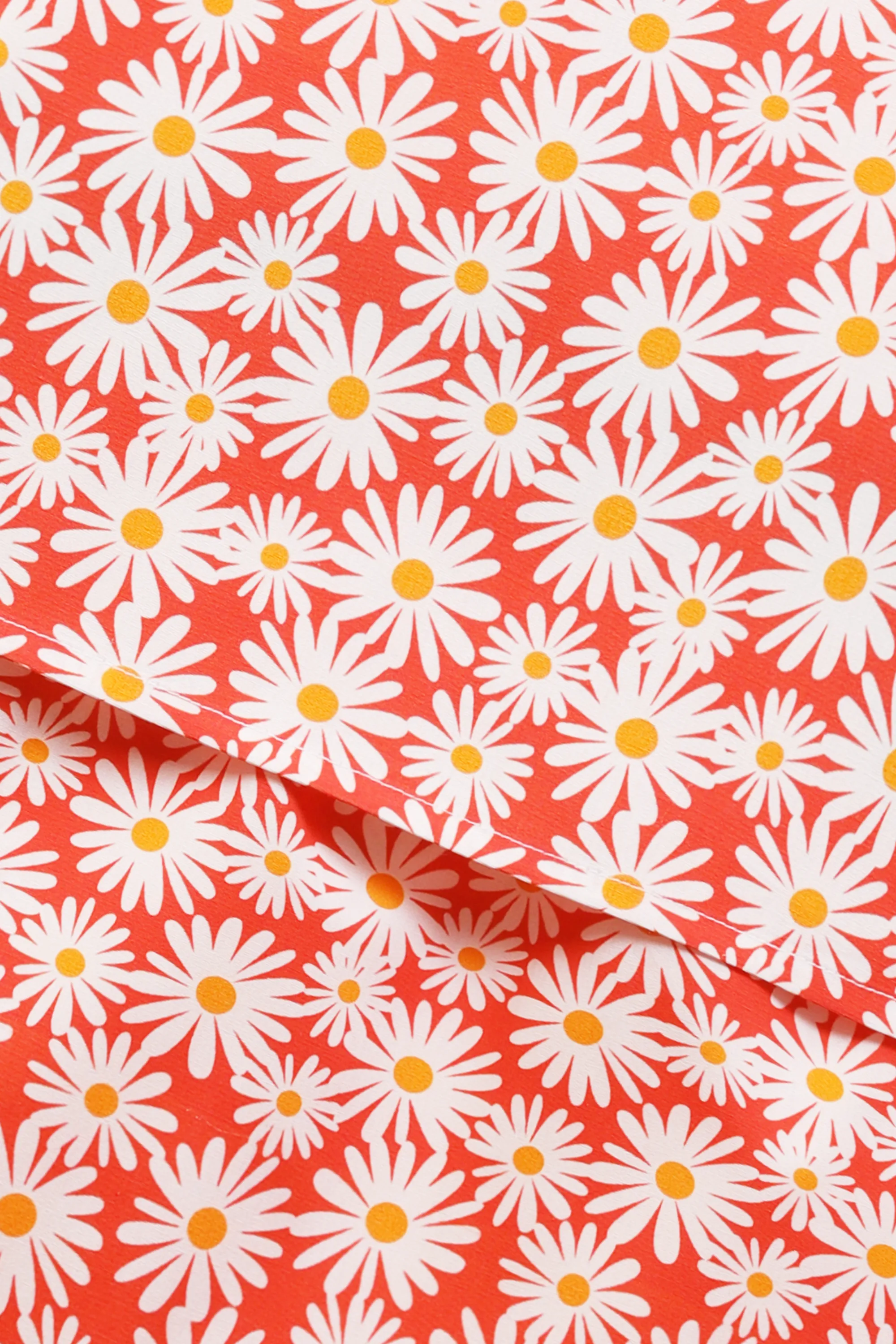 Red Daisy Cotton Co-Ord Set - Image 5