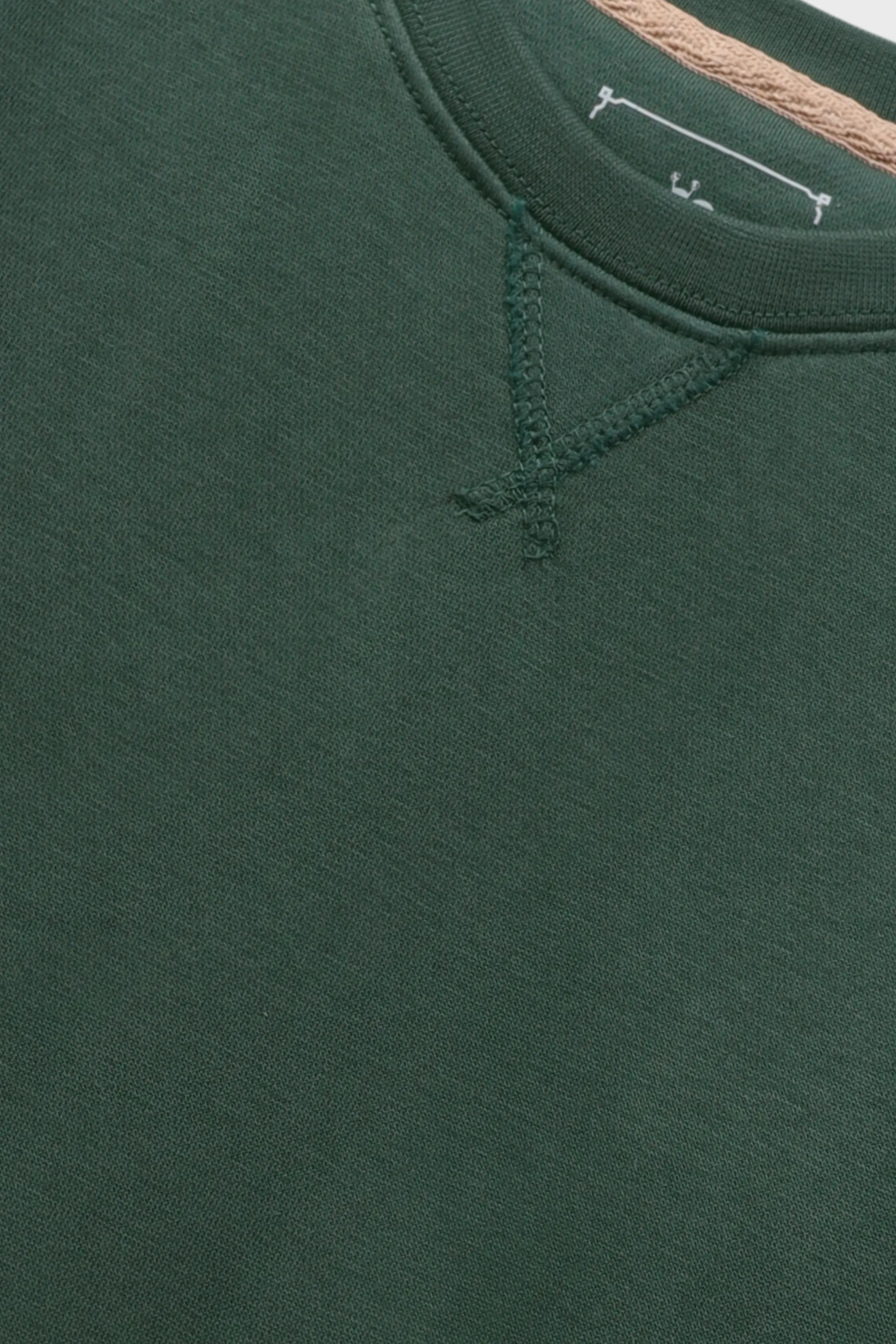 Boys Deep Green Fleece Sweatshirt - Image 5