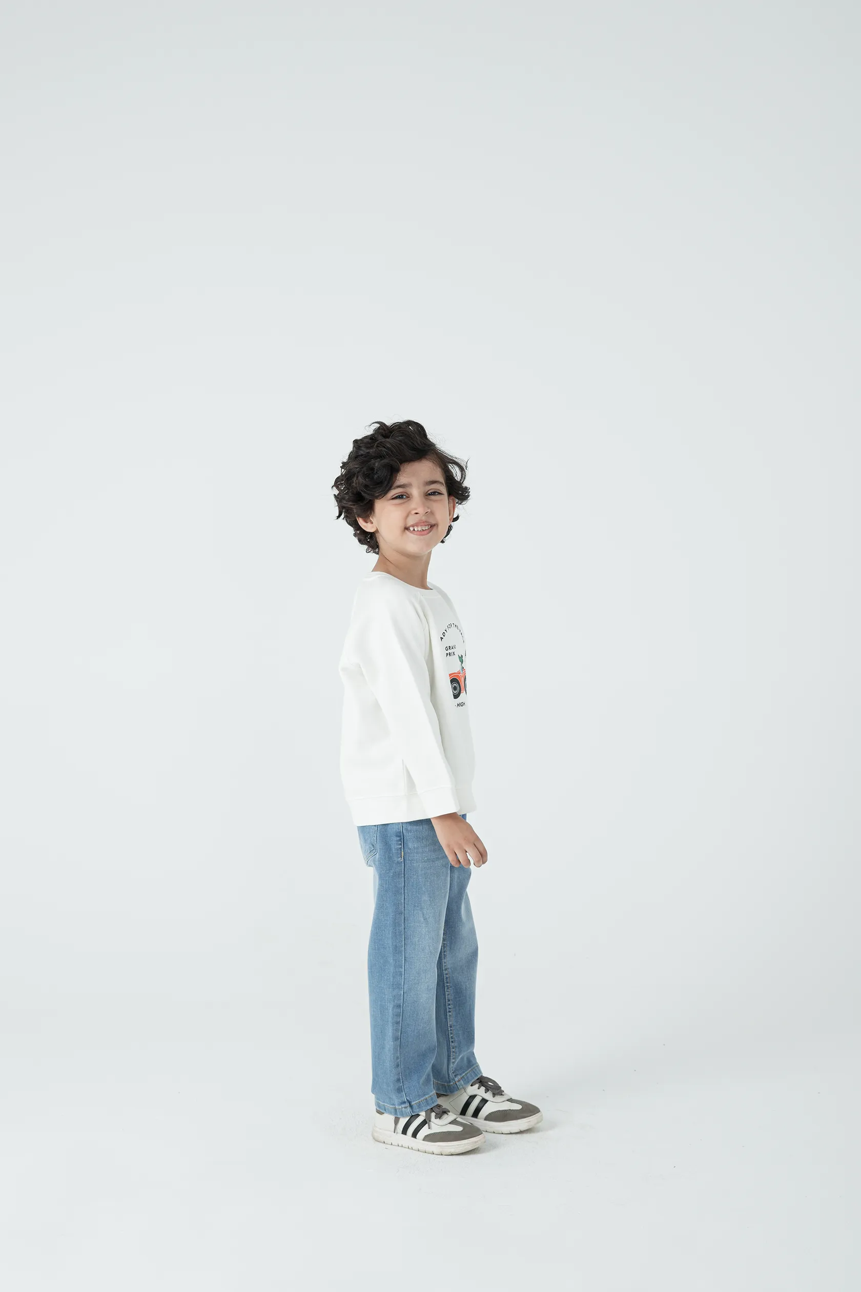 Boys Ready Steady Fleece Sweatshirt - Image 2