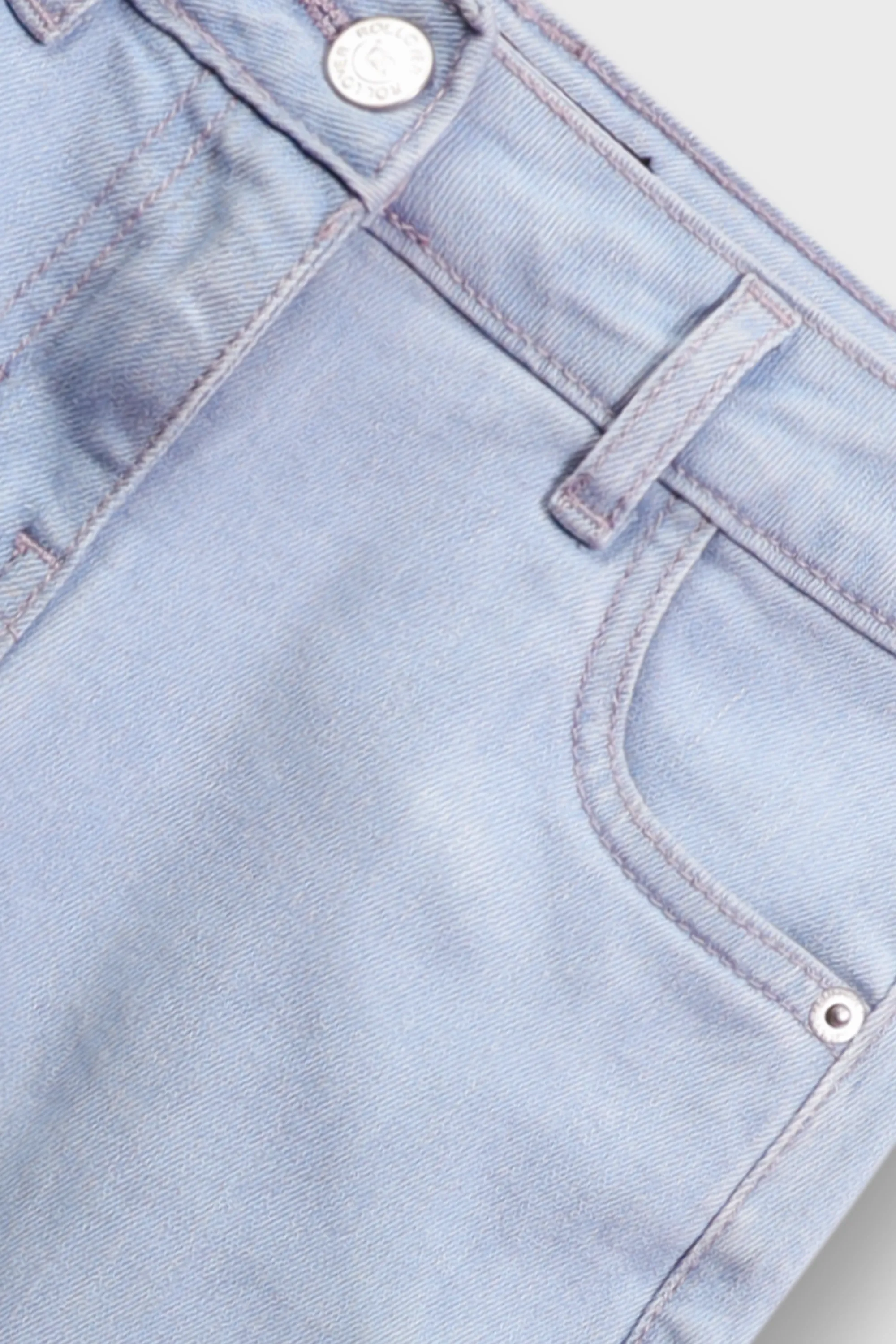 Girls Light Blue Wide-Leg Jeans - Image 2