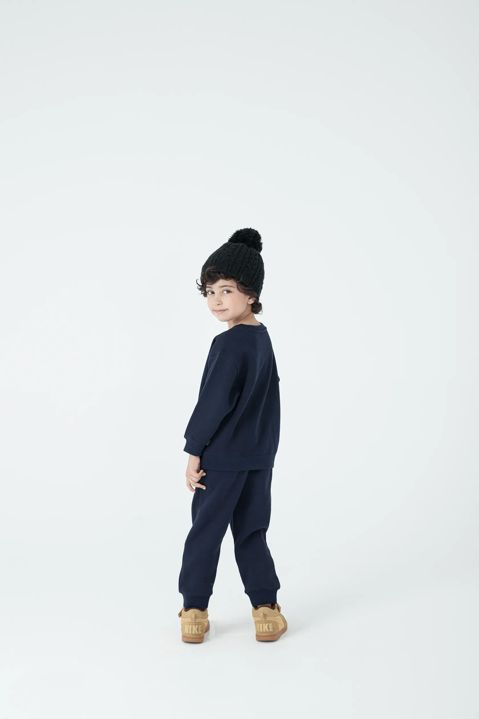 Navy Fleece Boys Graphic Co-Ord Set - Image 2