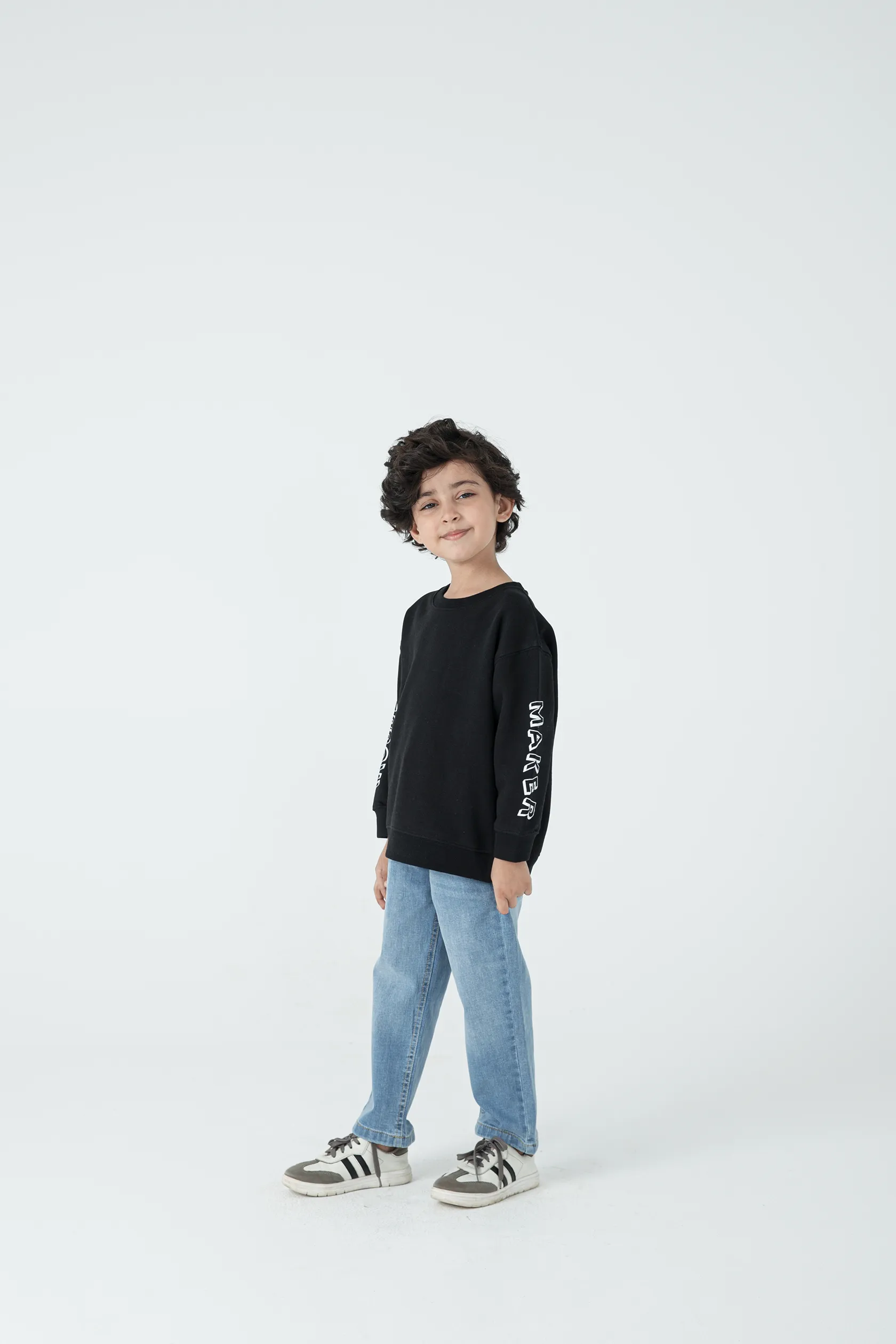 Boys Trouble Maker Fleece Sweatshirt - Image 2