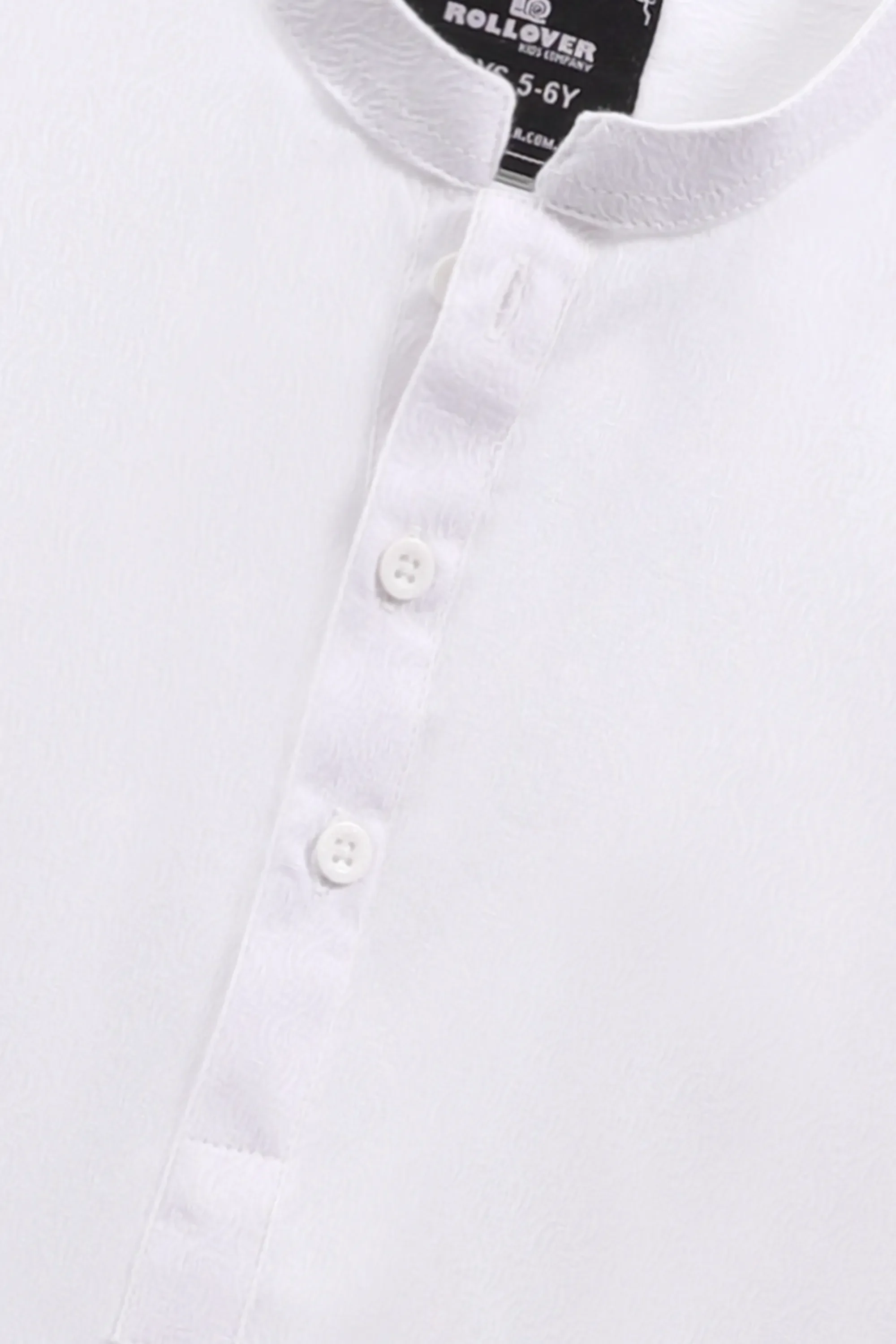 Boys Classic White Cotton Kurta - Image 2