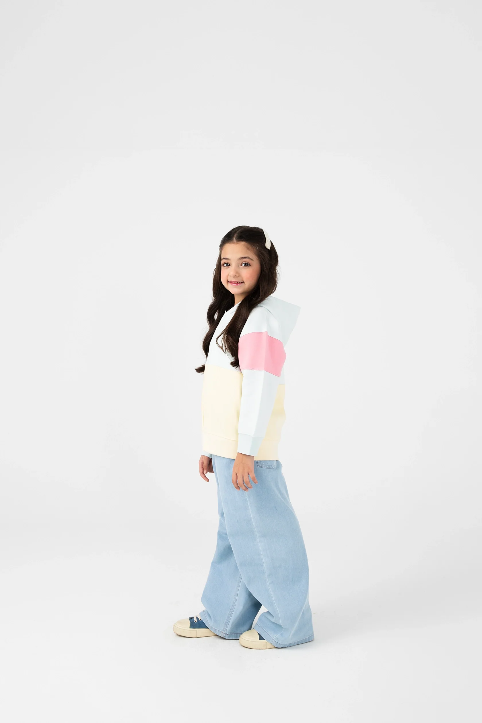 Girls Marshmellow Fleece Hoodie - Image 2