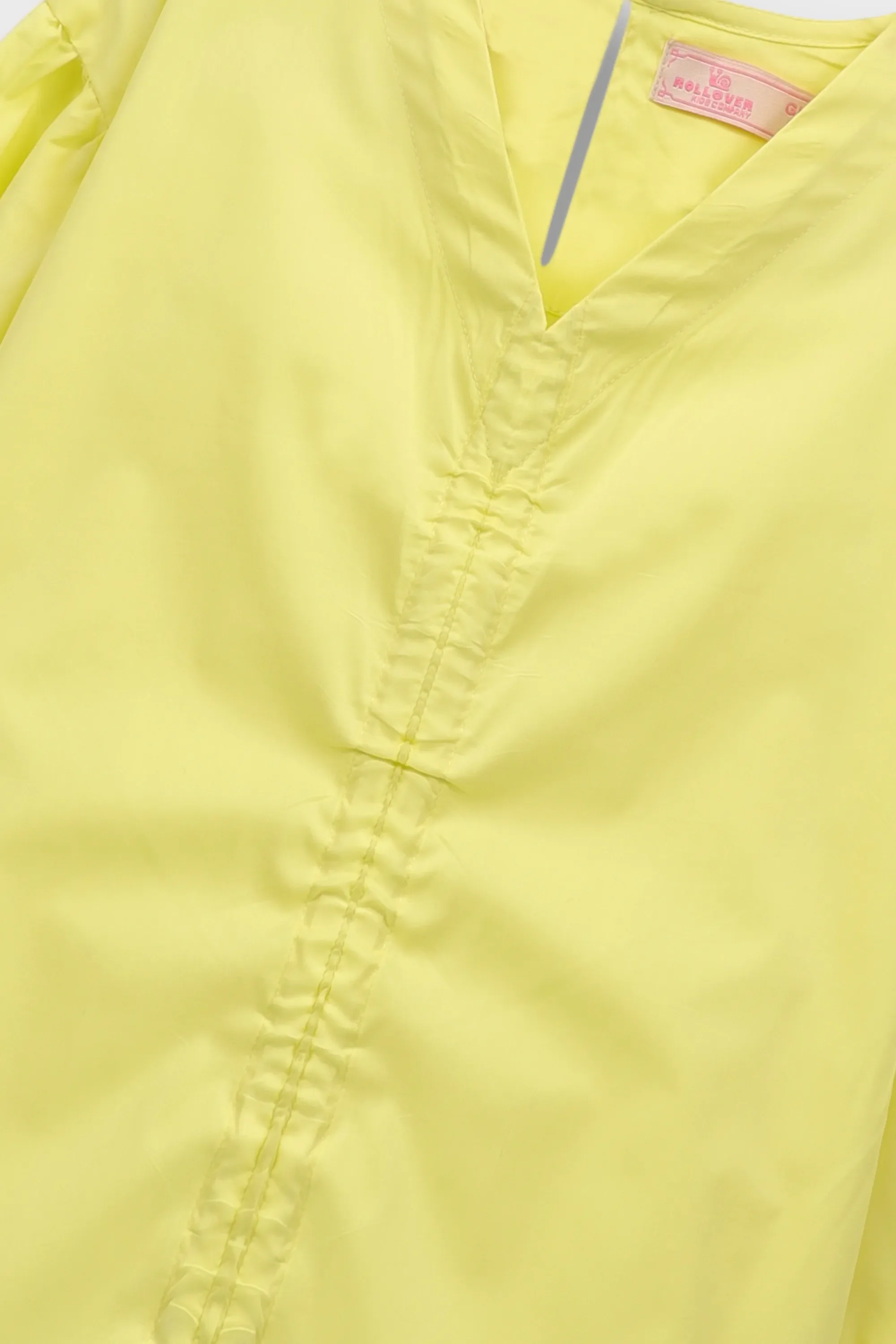 Lemon Glow Cotton Puffy Top - Image 2