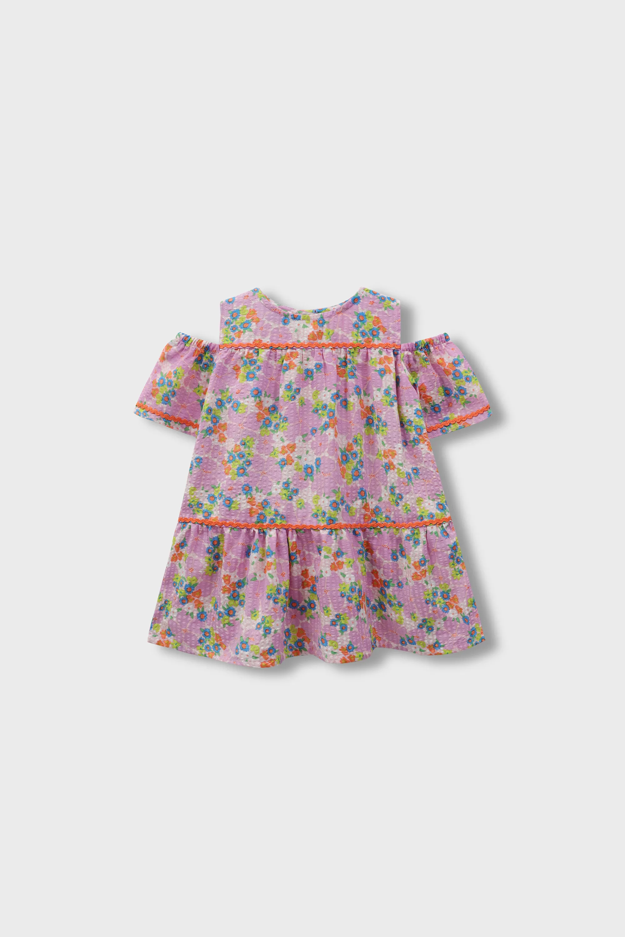Floral Doriya Lawn Smocked Top