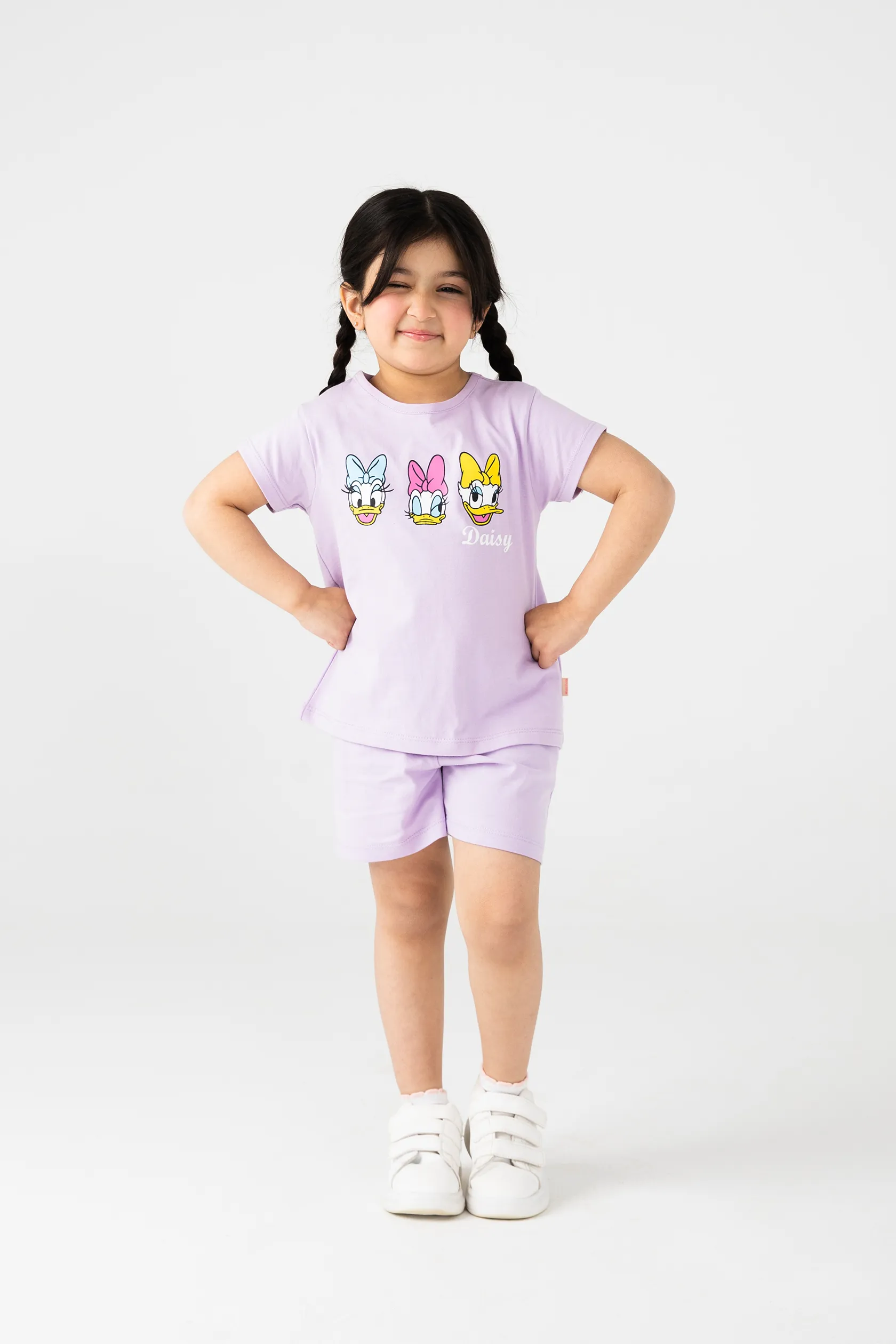 Girls Lilac Playday Jersey Co-ord Set - Image 2