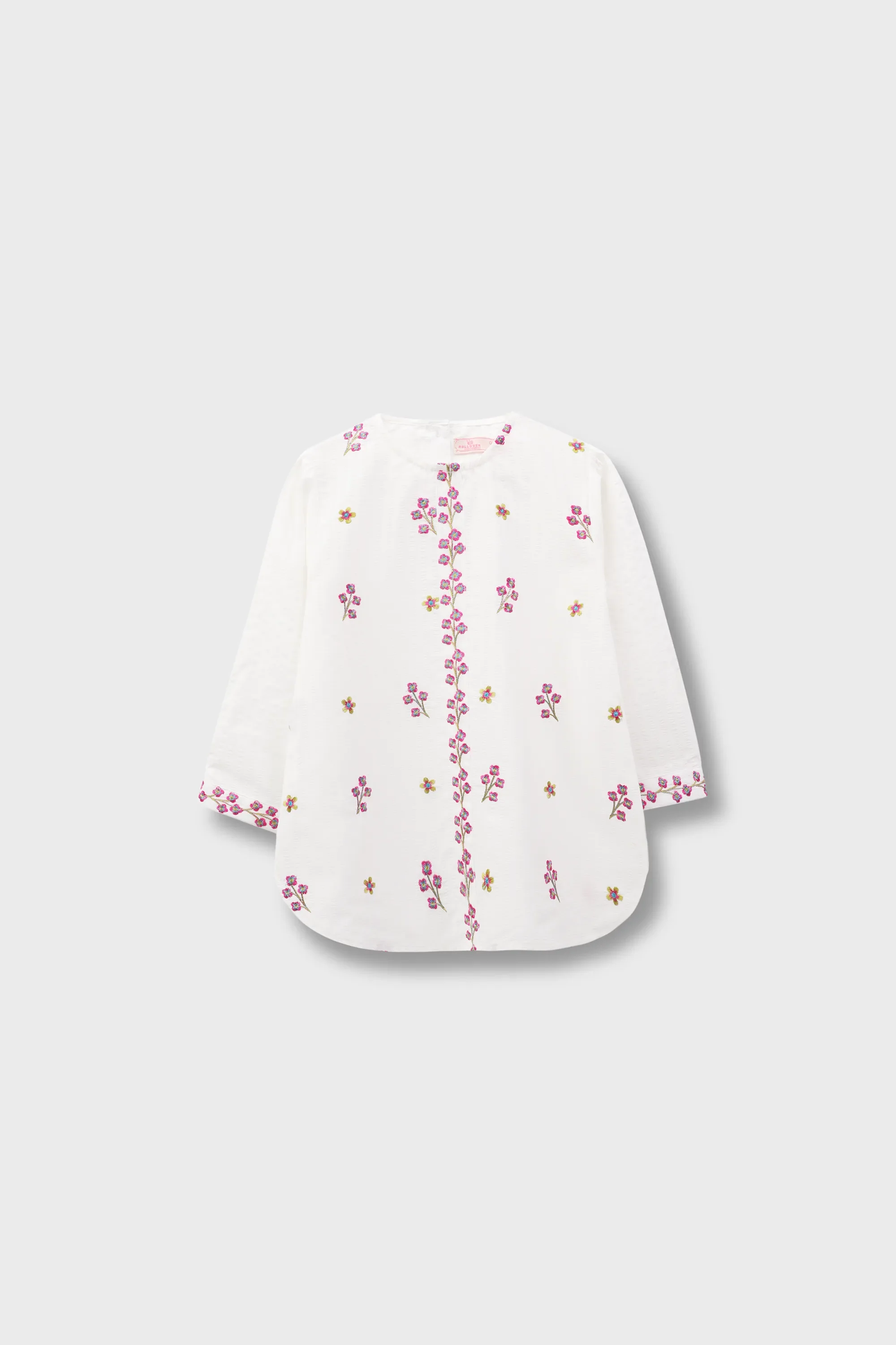 Elegant White Embroidered Top